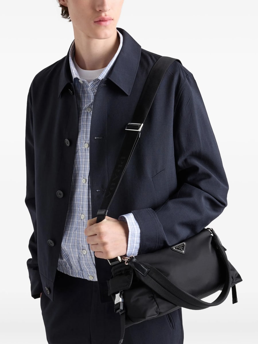 Prada Prada Explore Re-nylon And Leather Bag, view 6