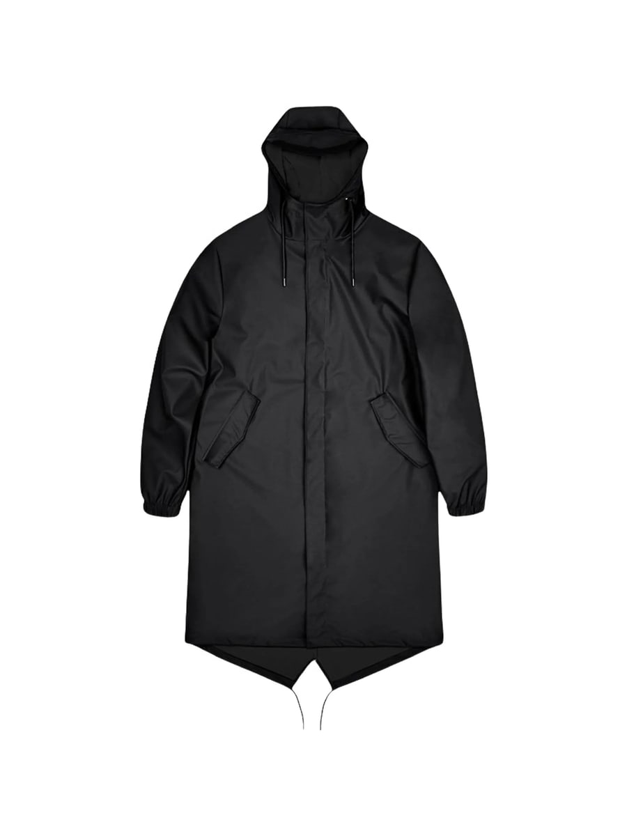 Rains Rains Fishtail-hem Drawstring-hood Parka