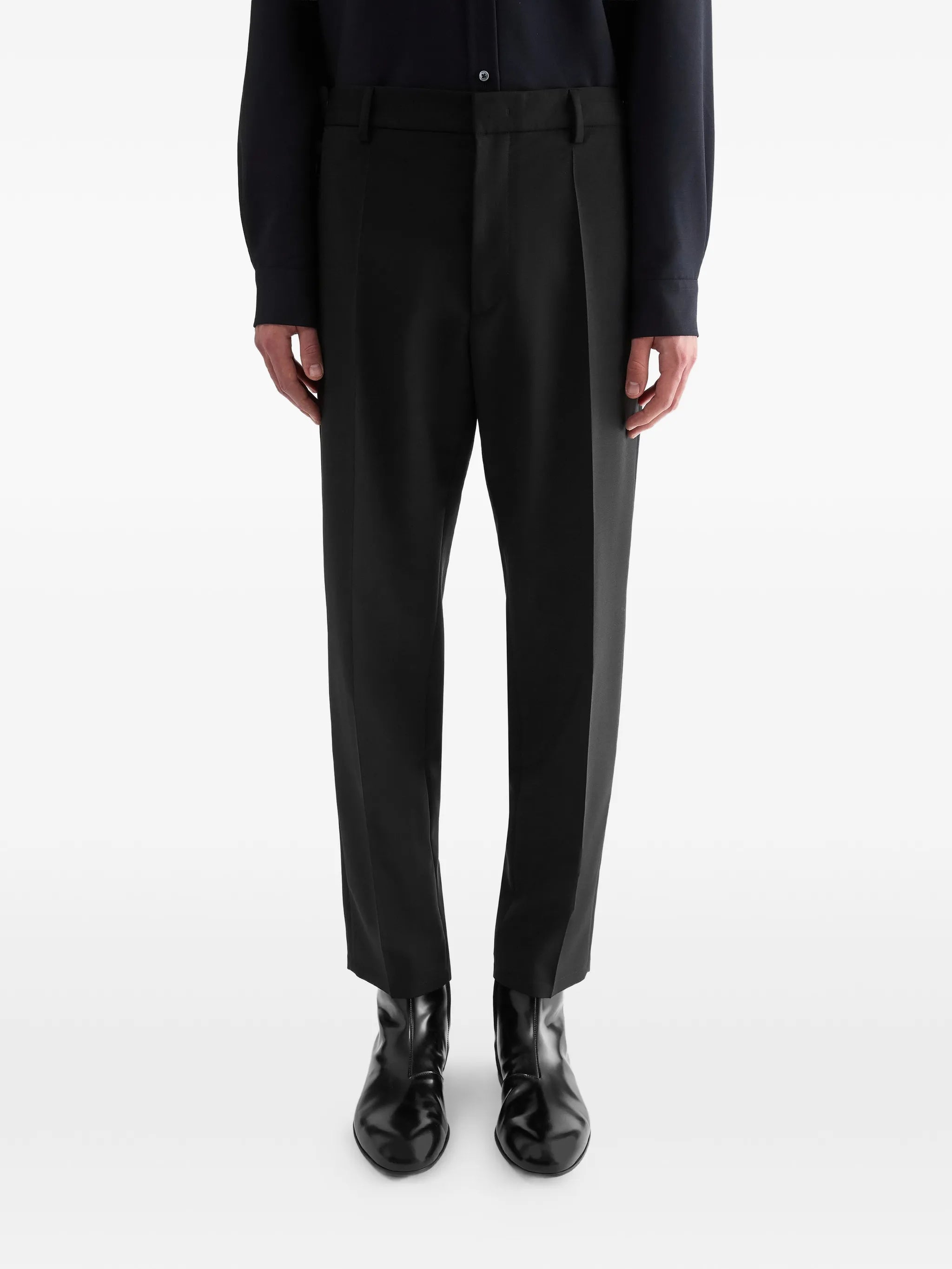 Jil Sander Jil Sander Straight-leg Cotton Trousers, view 2
