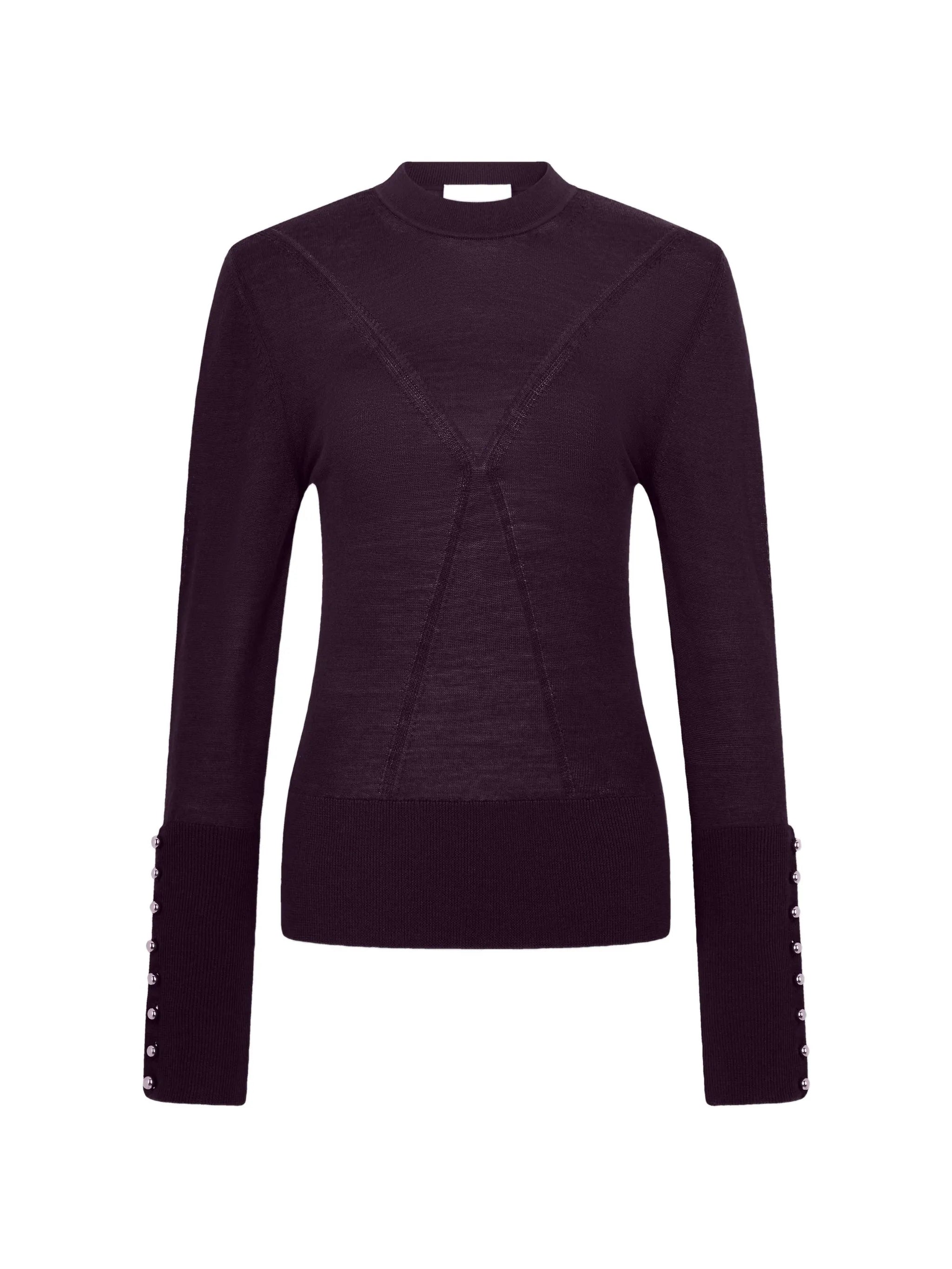 Rabanne Rabanne Button-cuff Knitted Sweater