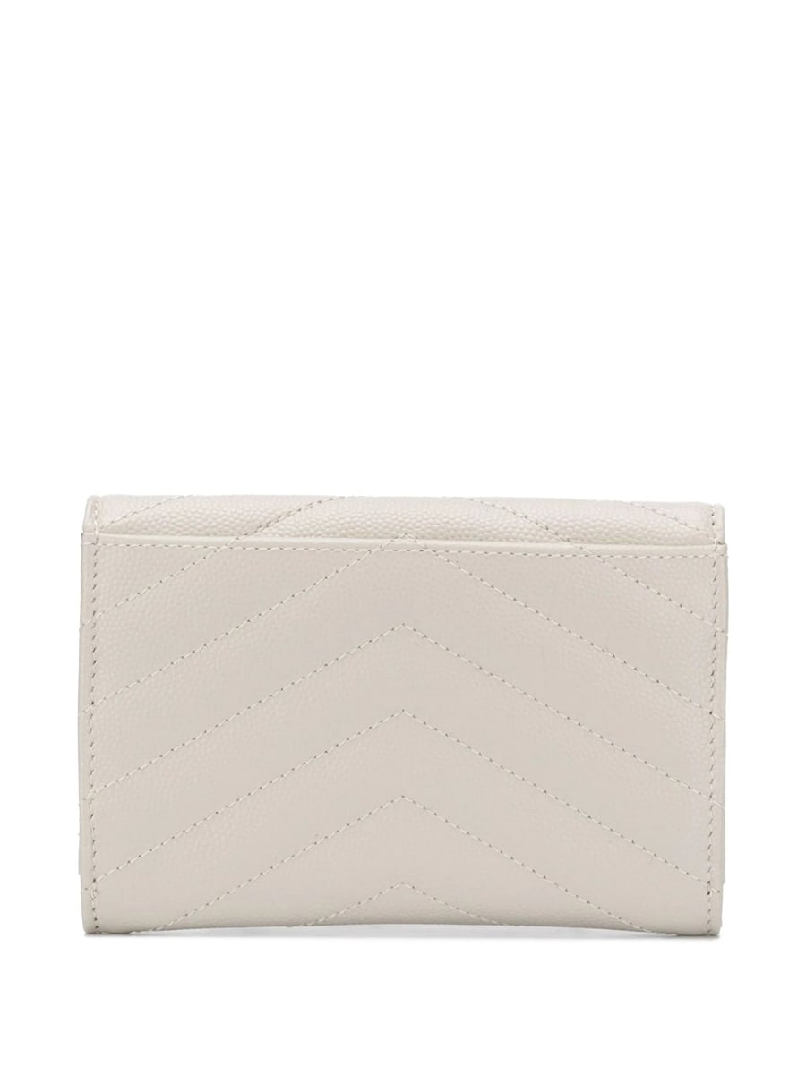 Saint Laurent Saint Laurent Small Chevron-quilted Leather Wallet, view 2