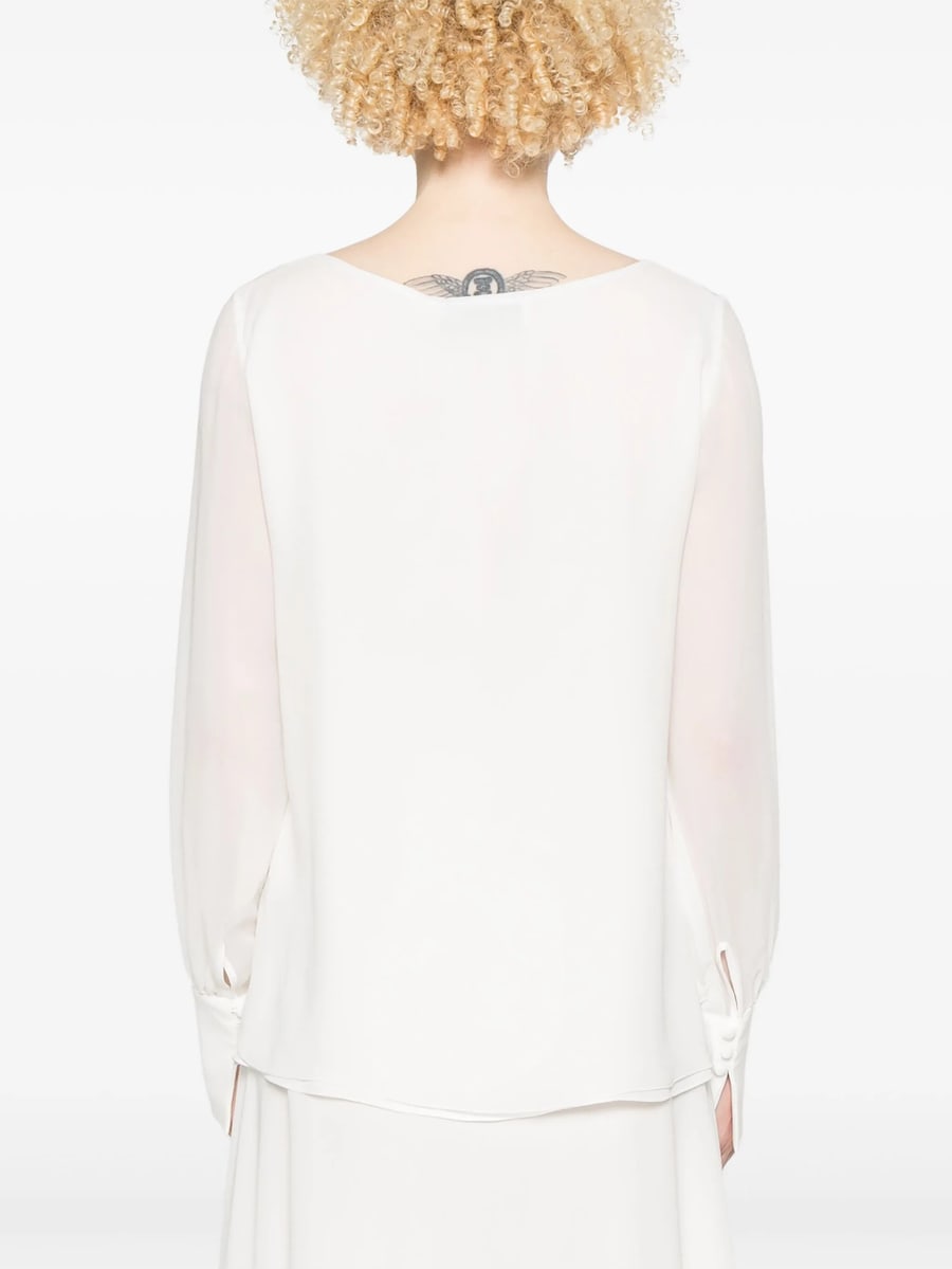 De Santis De Santis Silk Blouse, view 3