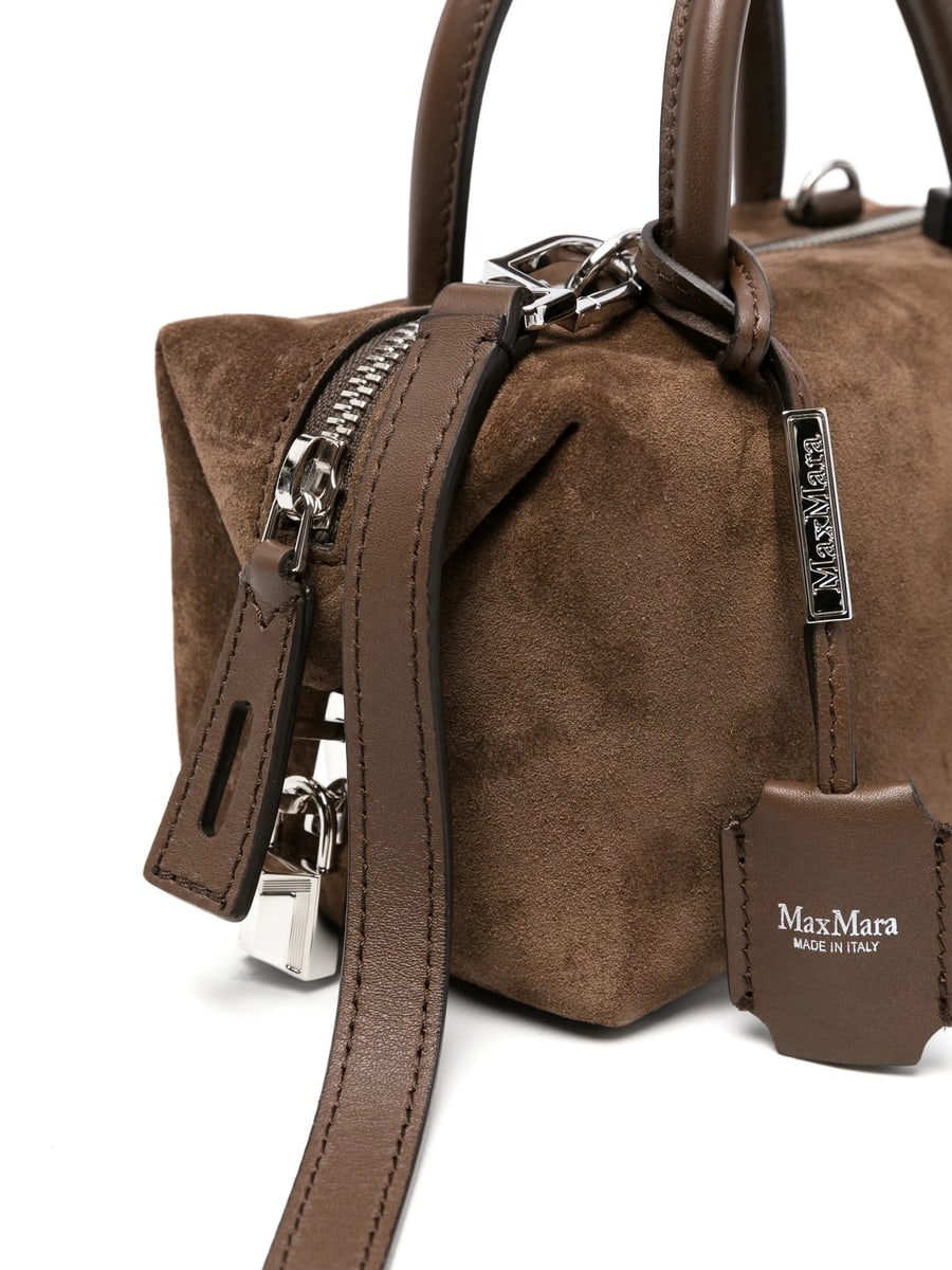 Max Mara Max Mara Holdallssuede Leather Mini Bag, view 4
