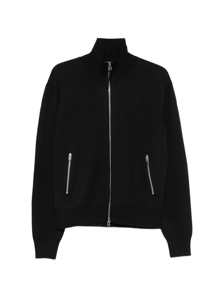 Tom Ford Tom Ford Leather-patch Zip-up Cardigan