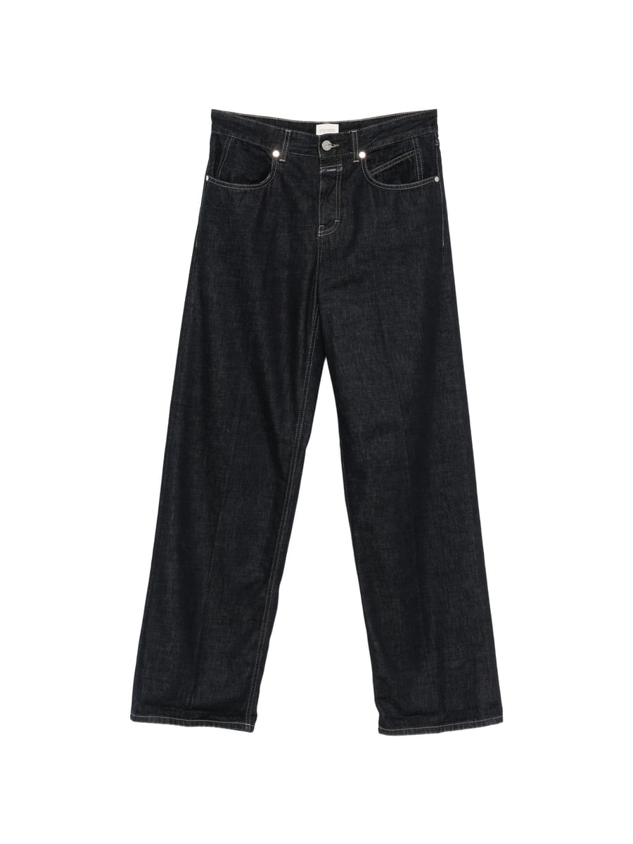 Closed Closed Nikka Logo-patch Wide-leg Jeans