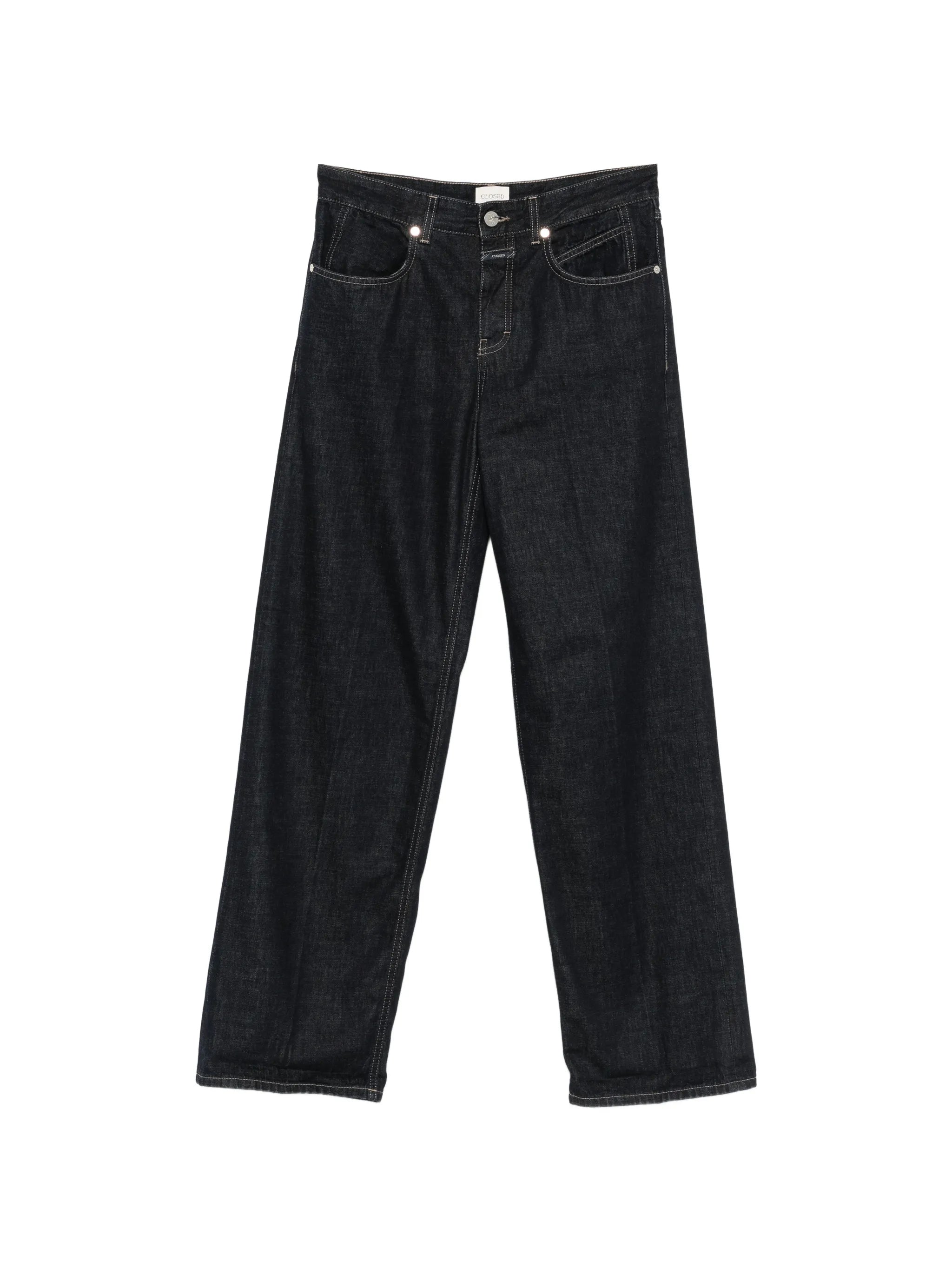 Closed Closed Nikka Logo-patch Wide-leg Jeans
