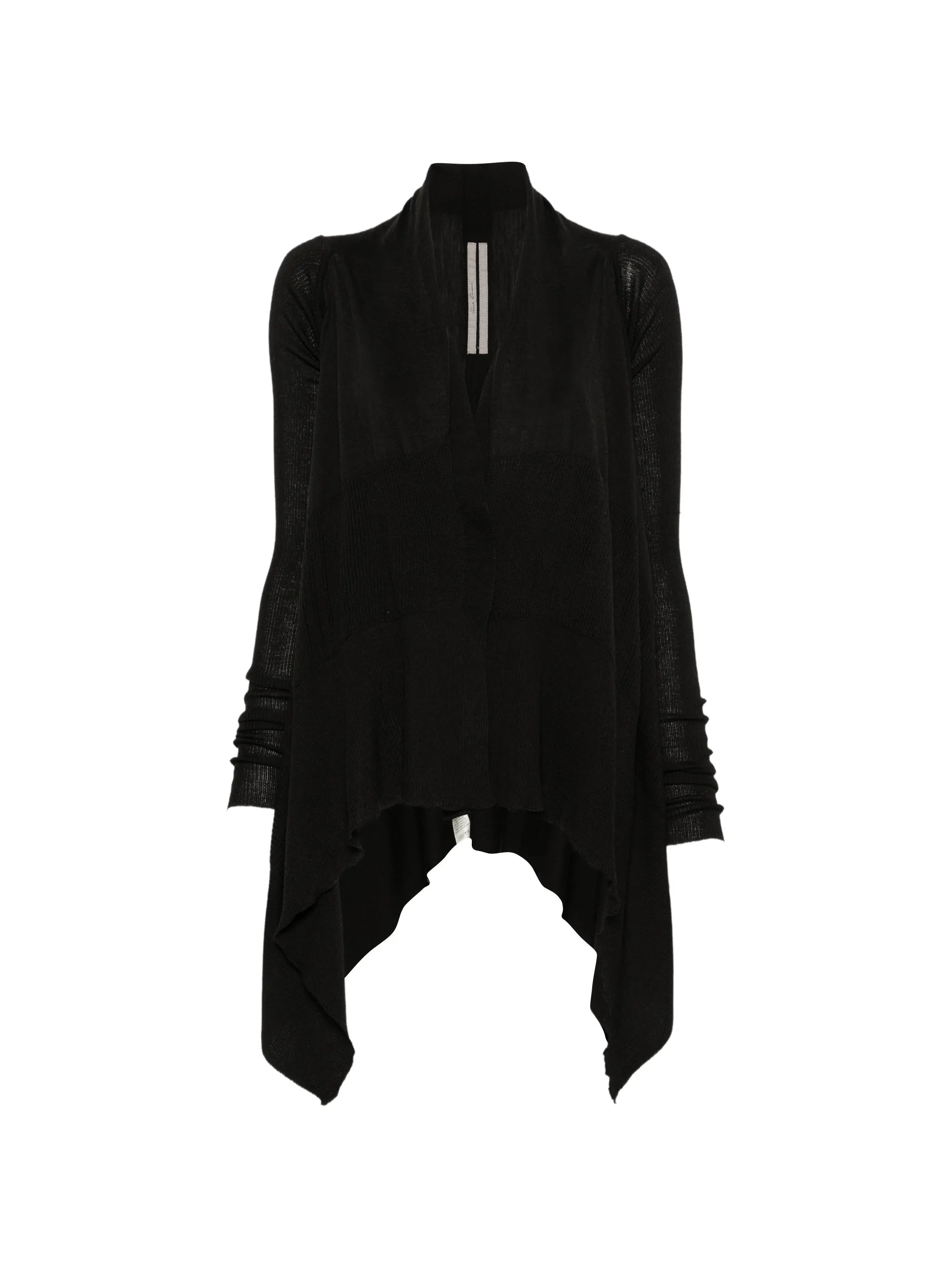 Rick Owens Rick Owens Asymmetric Long-sleeve Cardigan