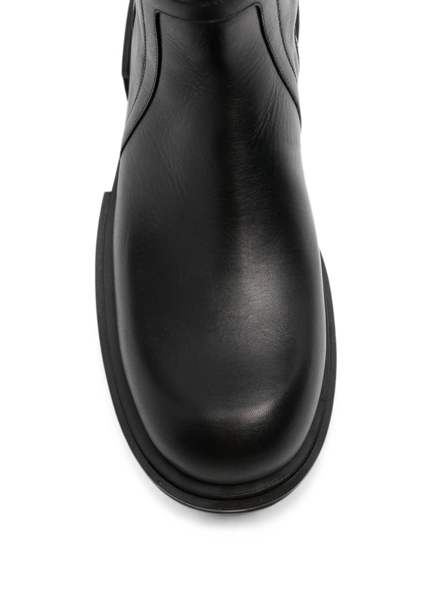 Rick Owens Rick Owens Side-zip Leather Boots, view 3