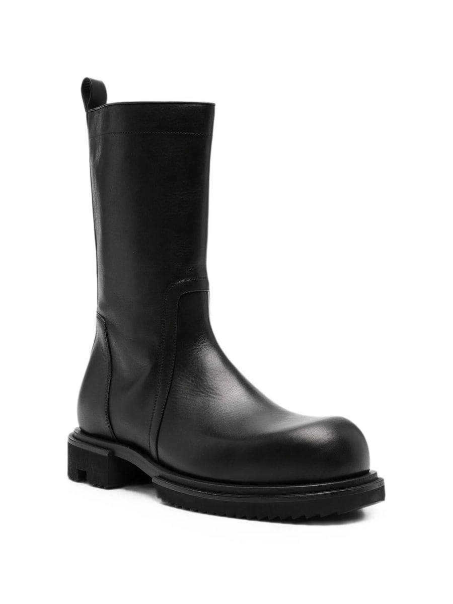 Rick Owens Rick Owens Side-zip Leather Boots, view 4