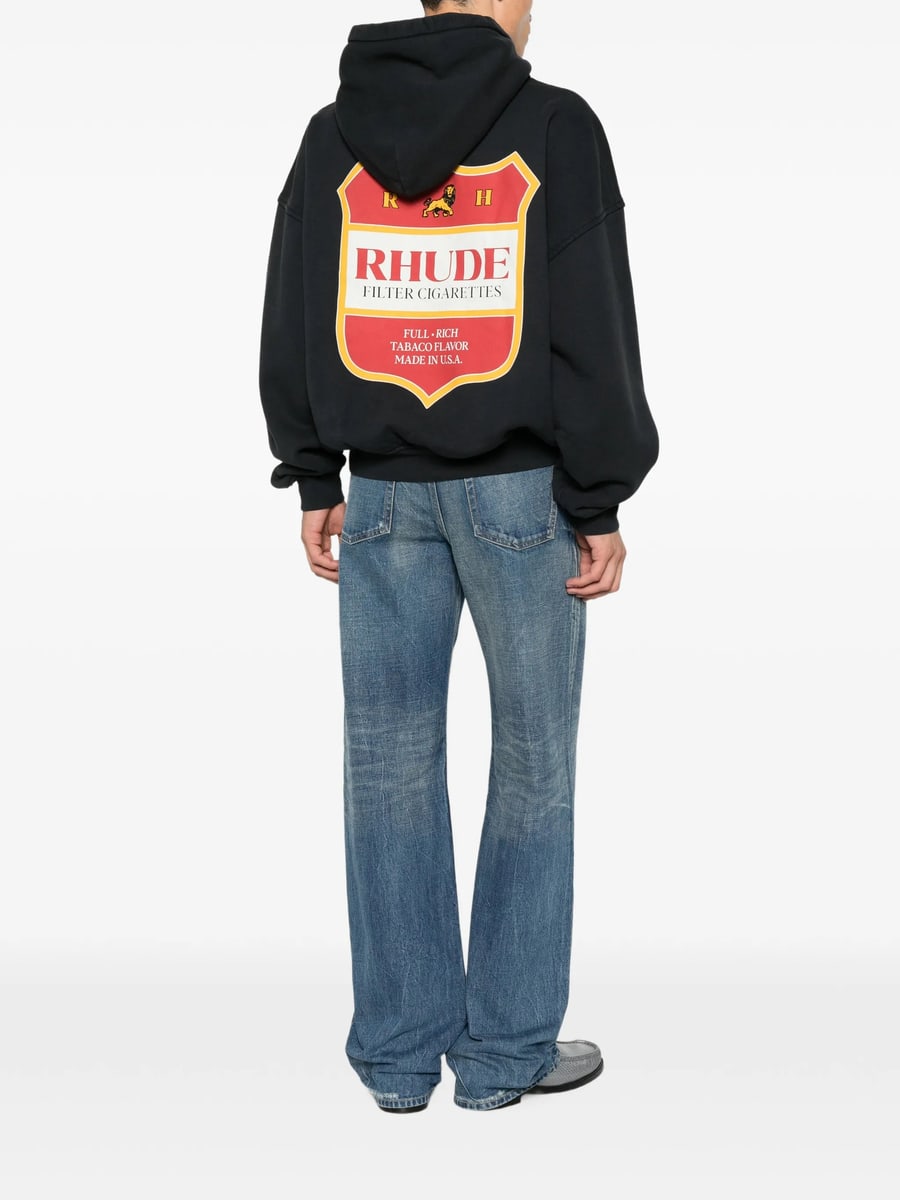 Rhude Rhude Logo-print Hoodie, view 4