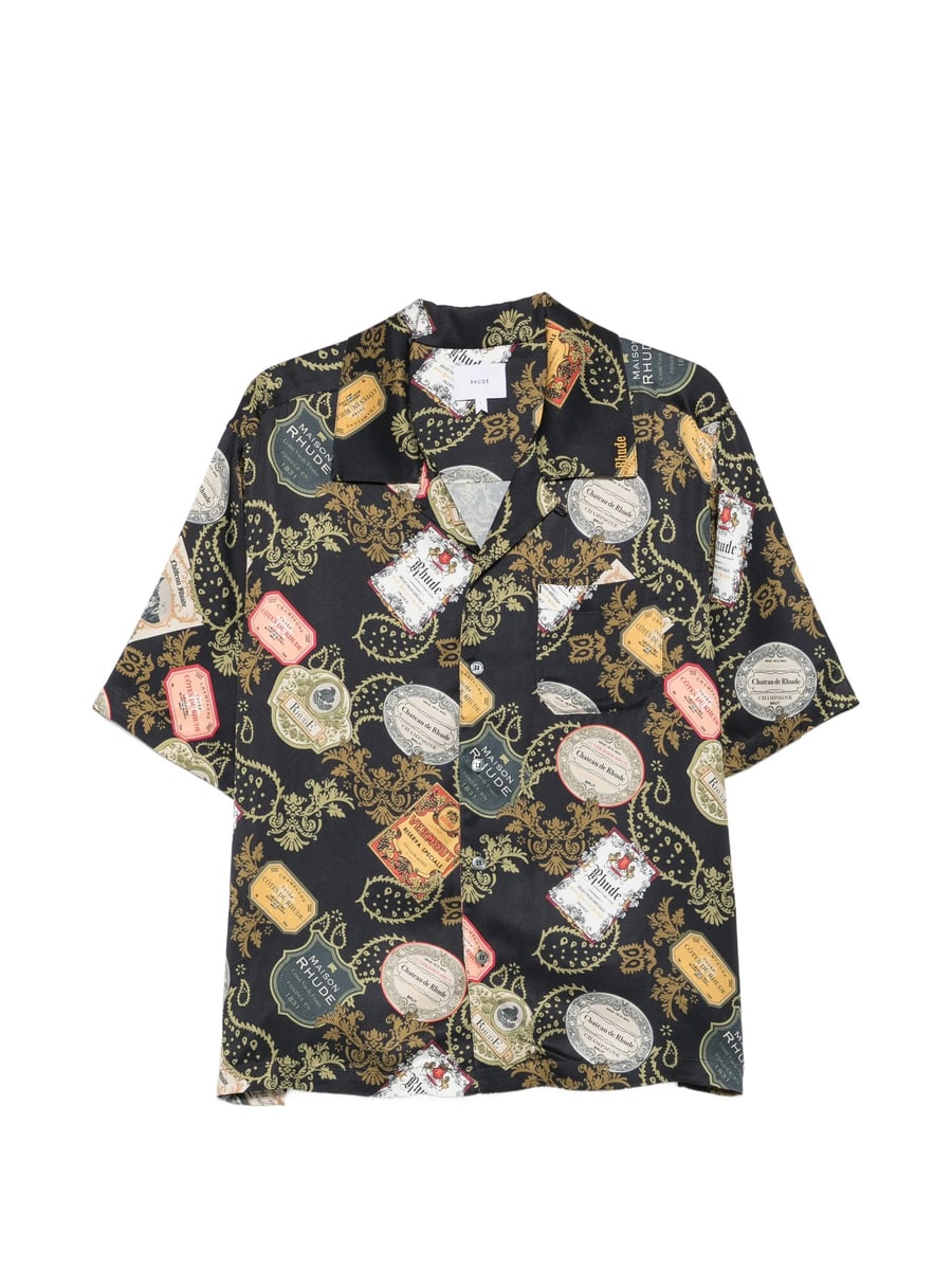 Rhude Rhude Graphic-print Short-sleeve Shirt