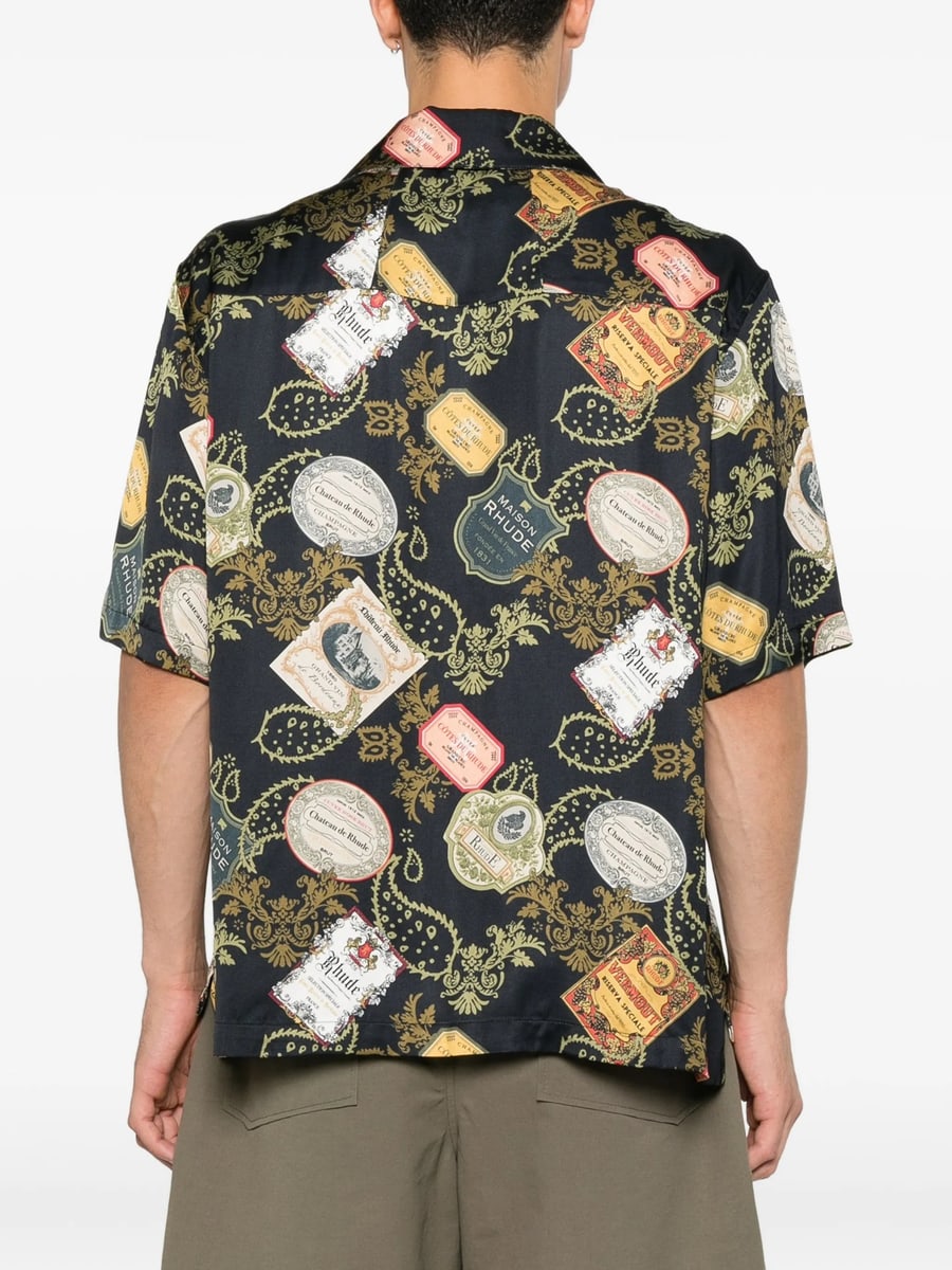 Rhude Rhude Graphic-print Short-sleeve Shirt, view 2
