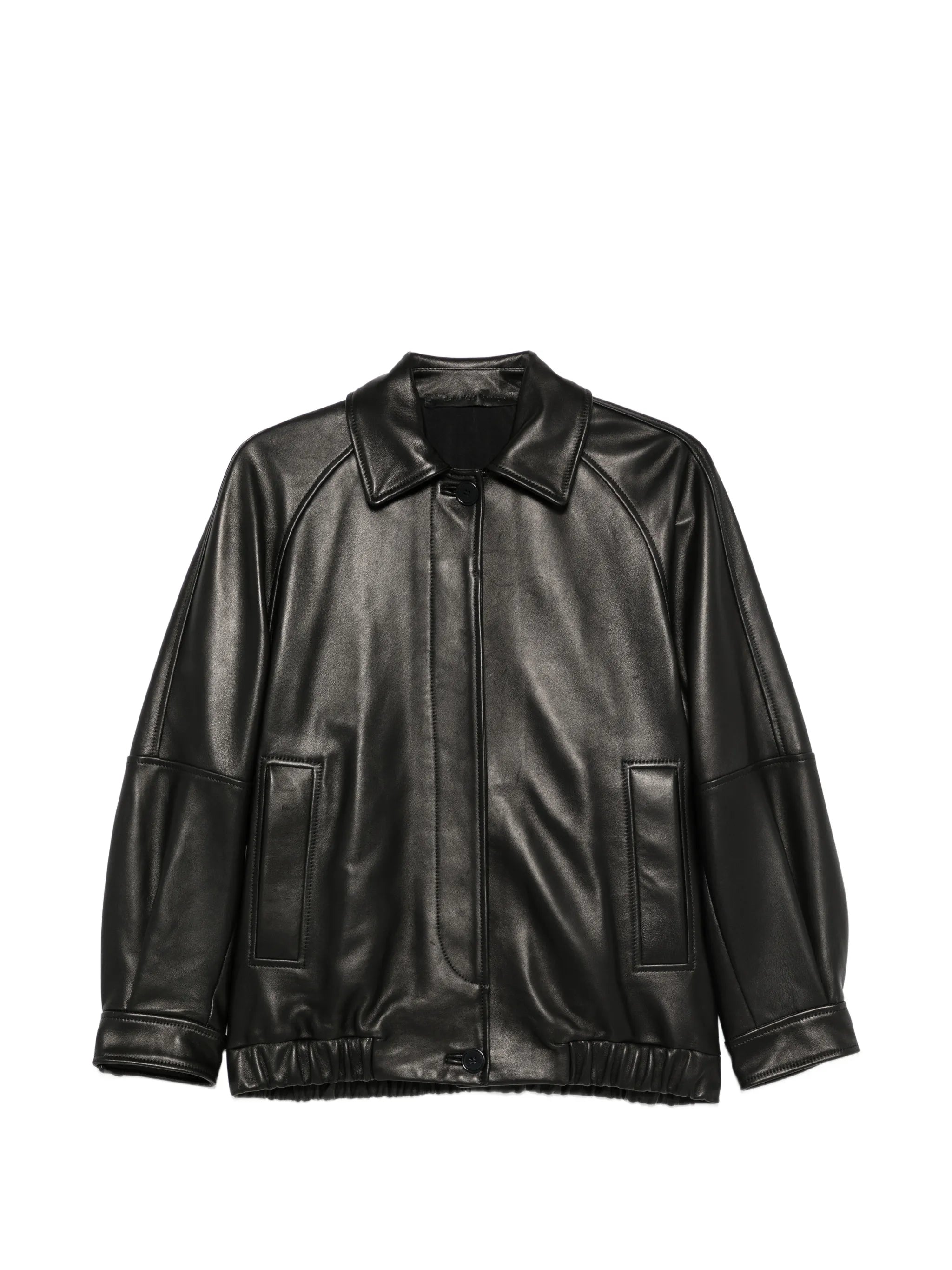 Santoro Santoro Button-up Leather Jacket
