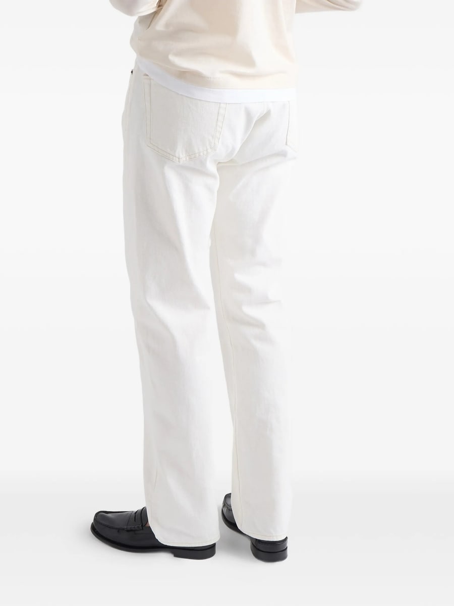 Prada Prada Old Denim Five-pocket Jeans, view 4