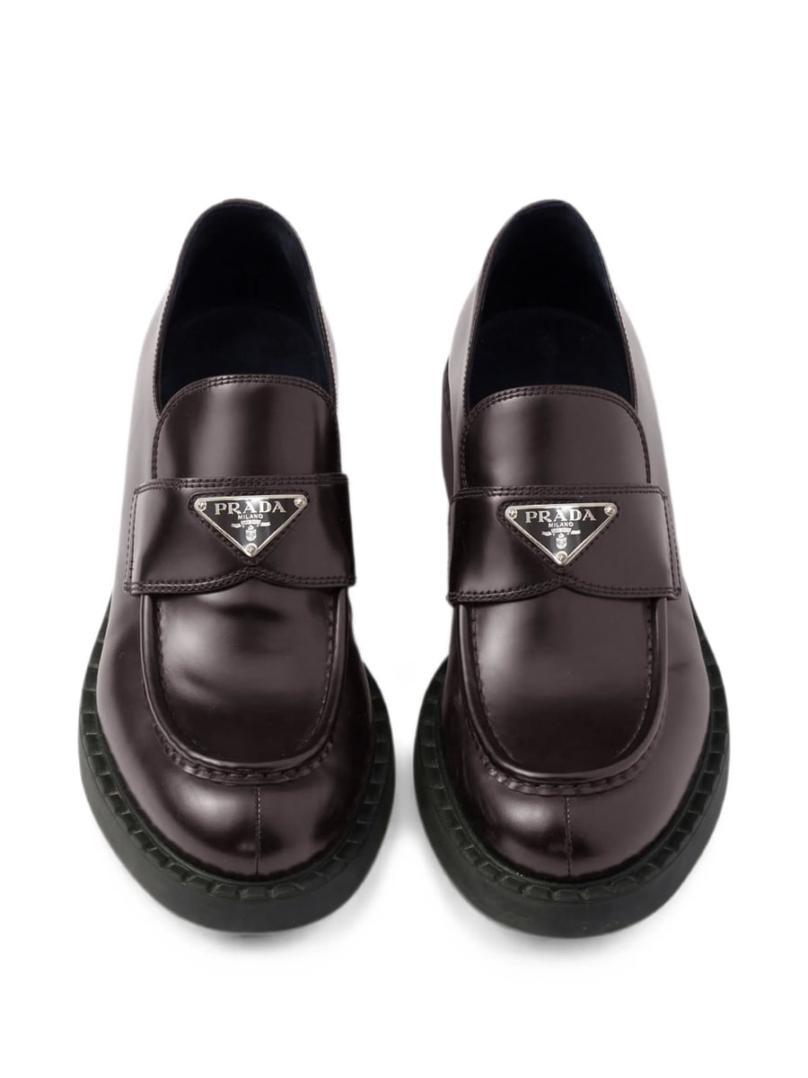 Prada Prada Satin Loafers, view 3