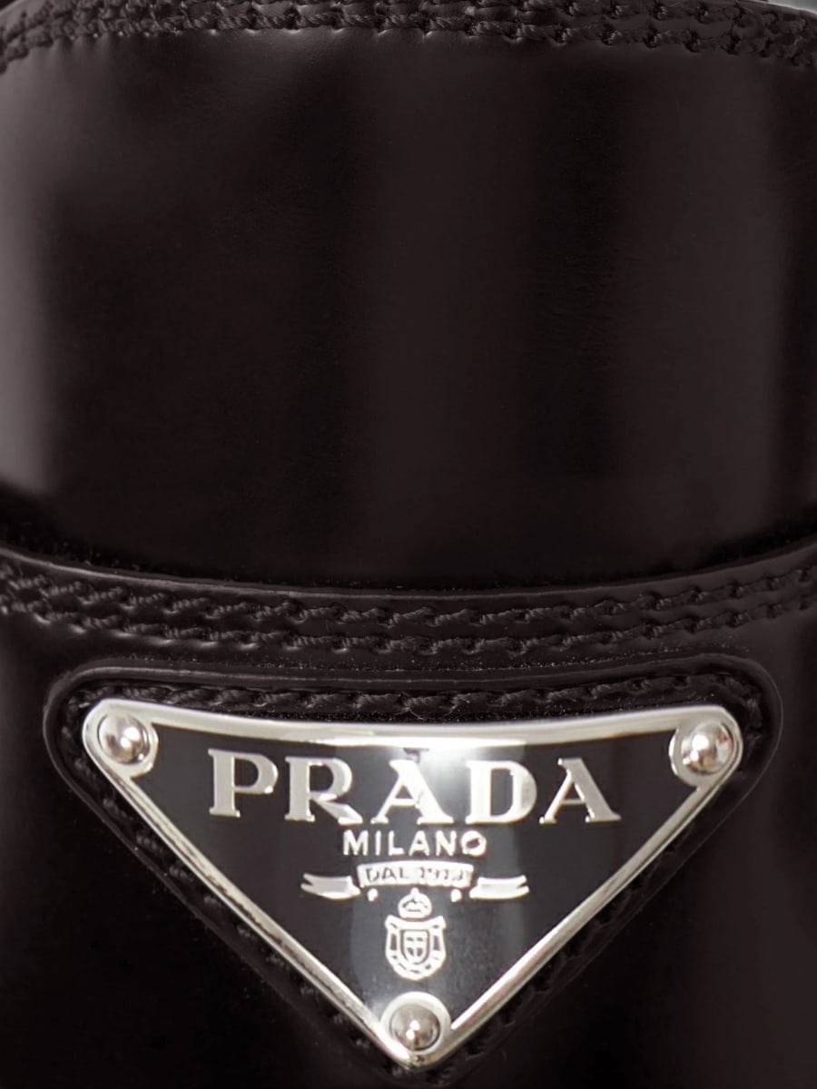 Prada Prada Satin Loafers, view 5
