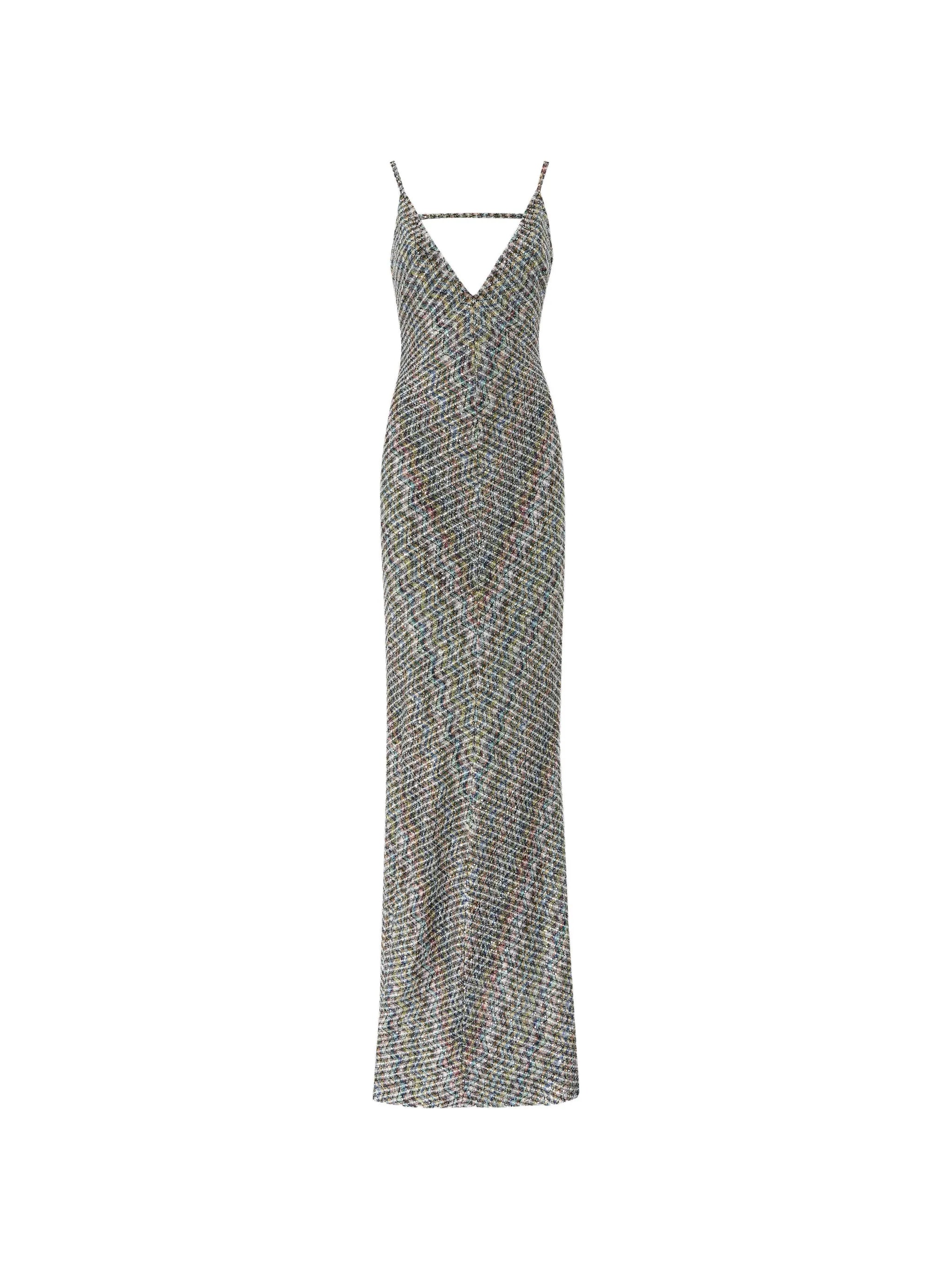 Missoni Missoni Long Dress With Open Back And Sequins