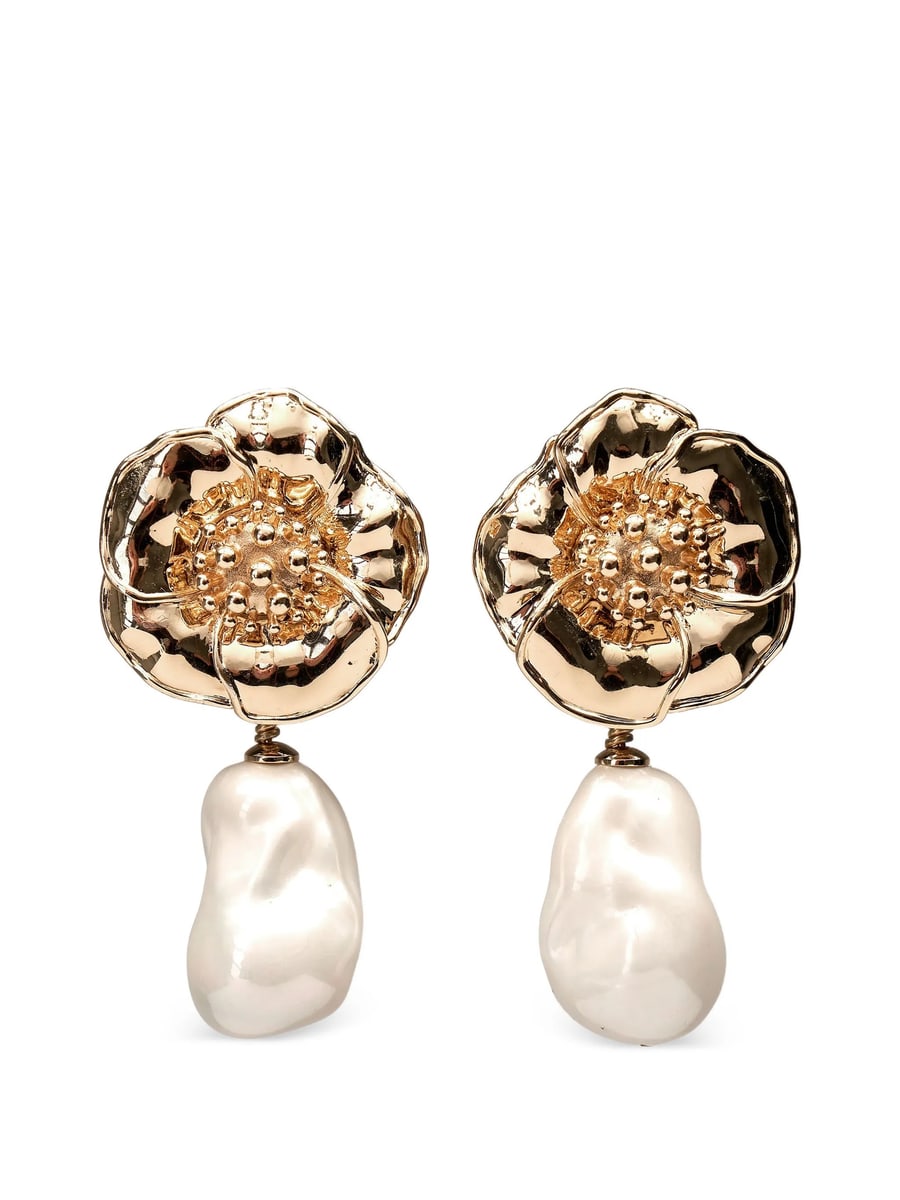 Carolina Herrera Carolina Herrera Flower-motif Earrings