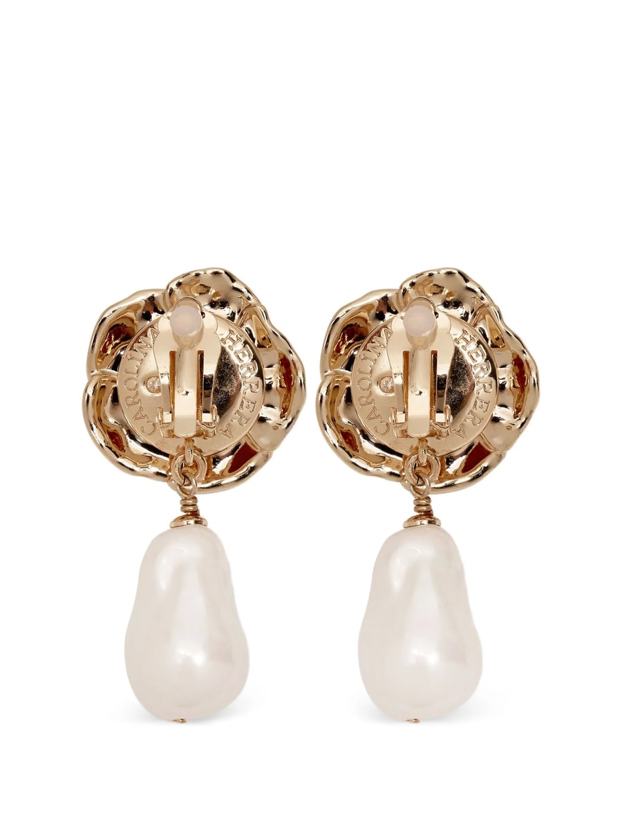 Carolina Herrera Carolina Herrera Flower-motif Earrings, view 3