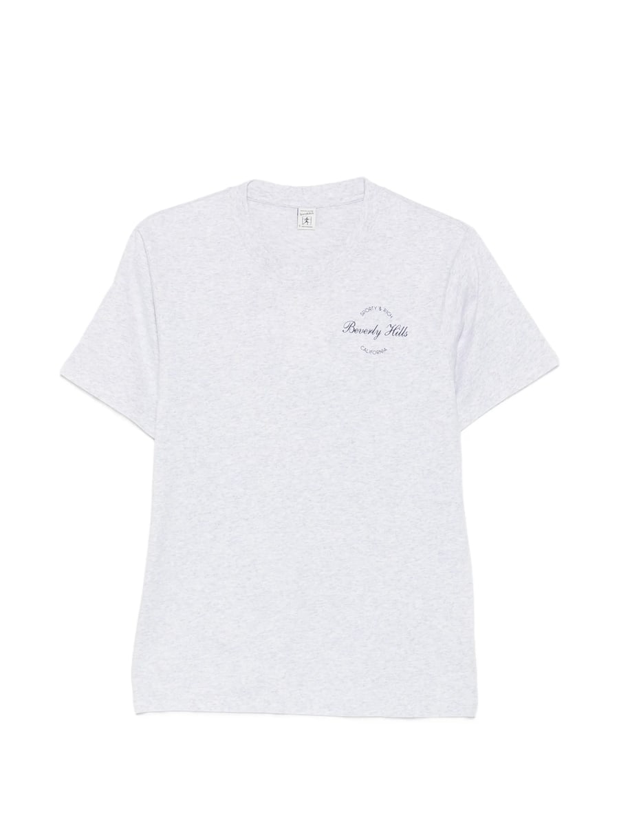 Sporty & Rich Sporty & Rich Logo-print T-shirt