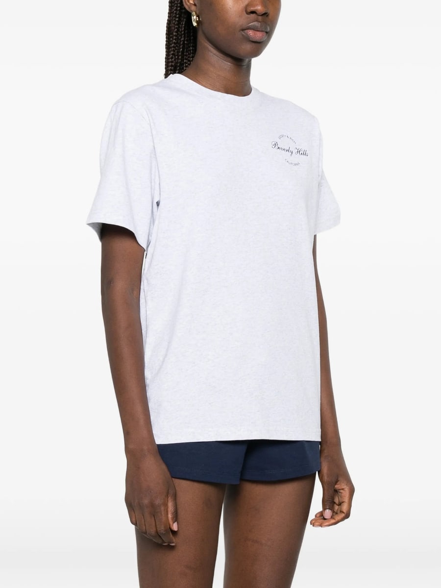 Sporty & Rich Sporty & Rich Logo-print T-shirt, view 4