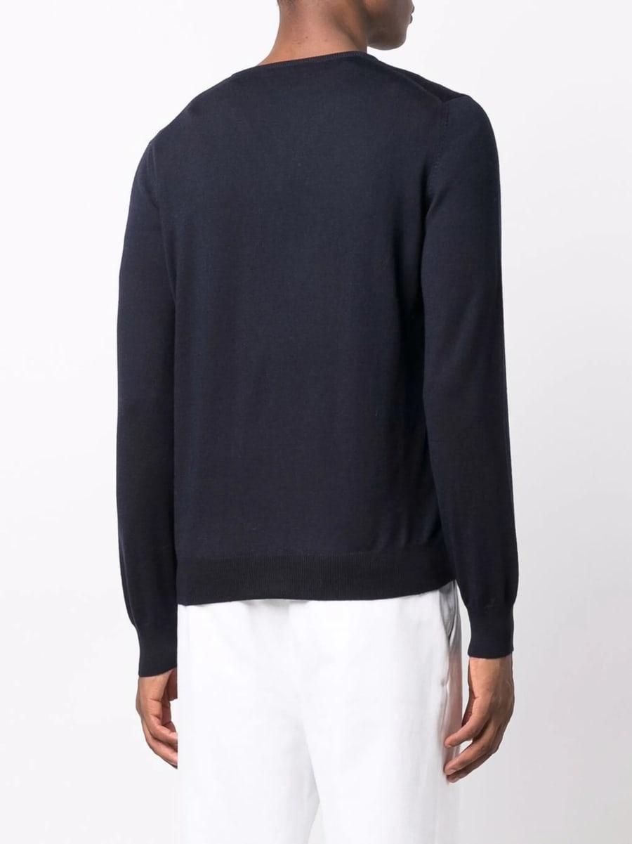 Fileria Fileria Wool V-neck Jumper, view 3