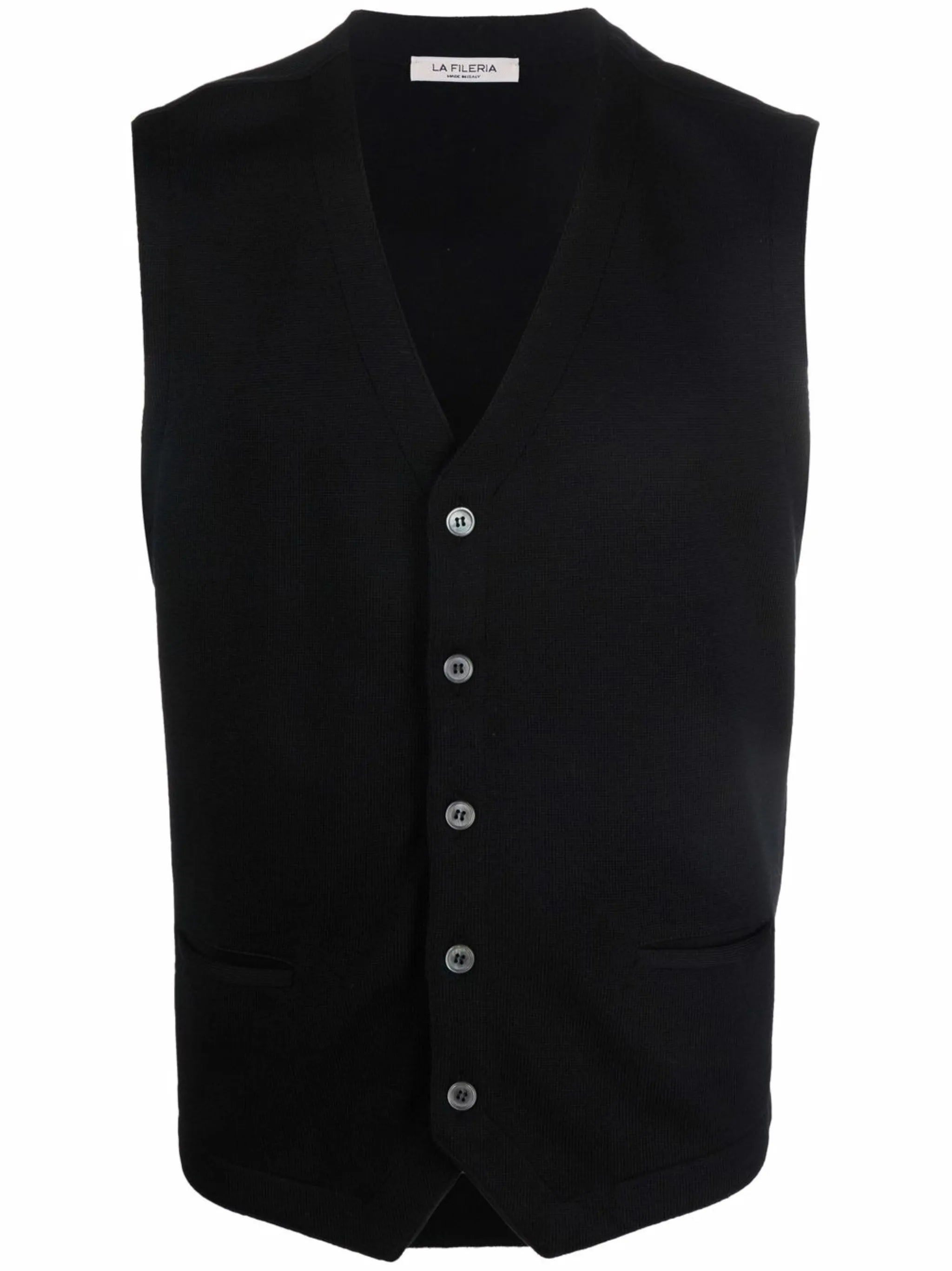 Fileria Fileria V-neck Virgin Wool Gilet