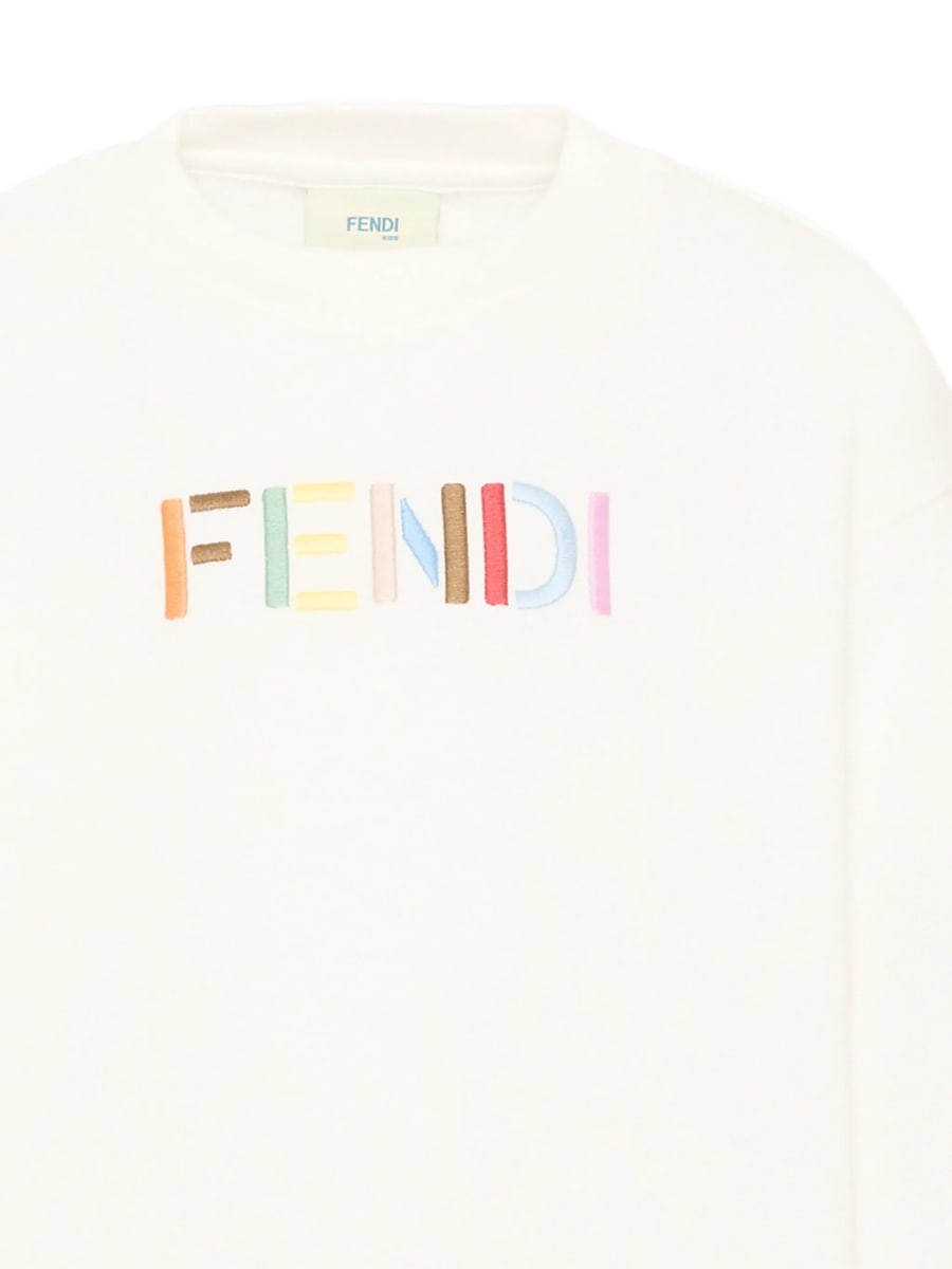 Fendi Fendi Logo-embroidered Sweater, view 3