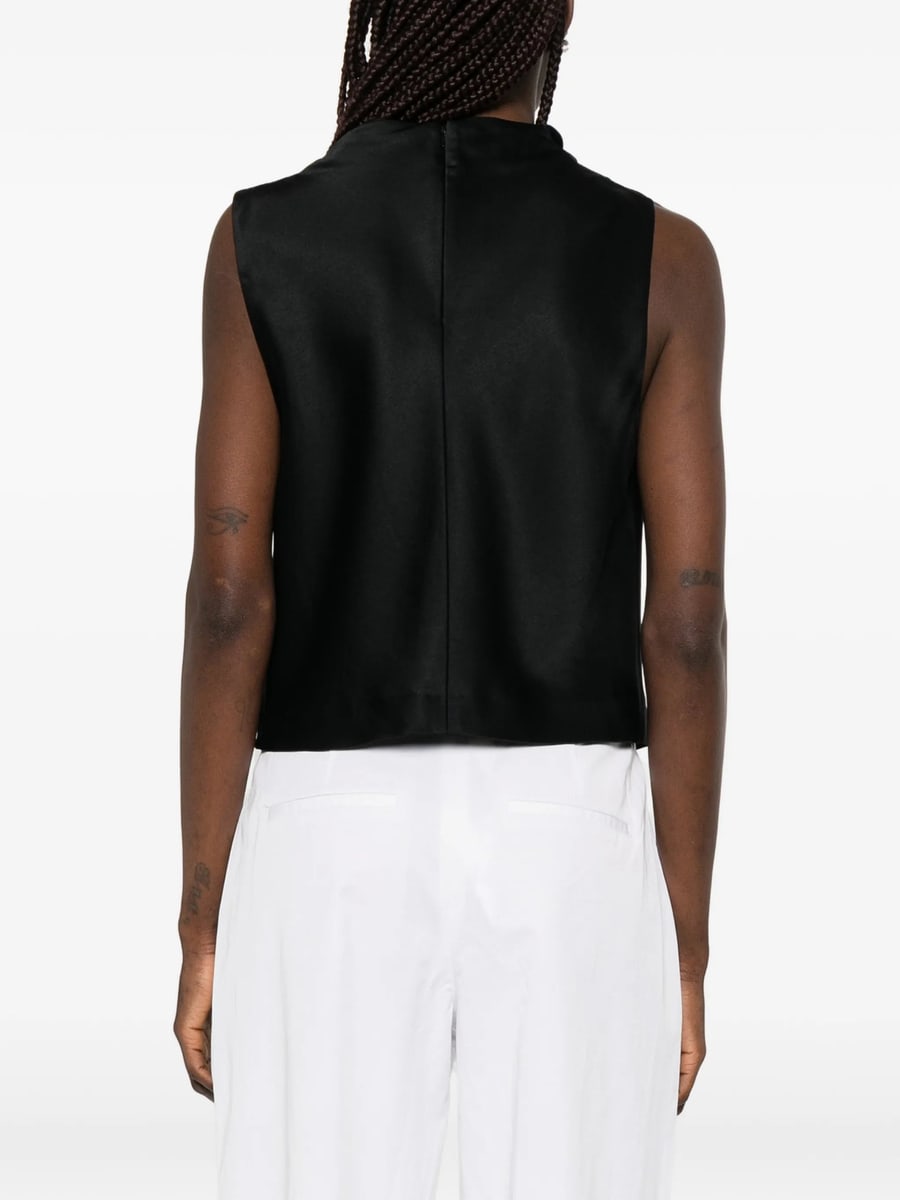 Vince Vince Cowl-neck Sleeveless Top, view 5