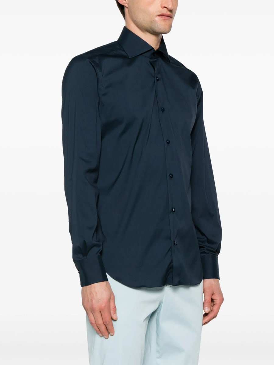 Barba Barba Spread-collar Shirt, view 2