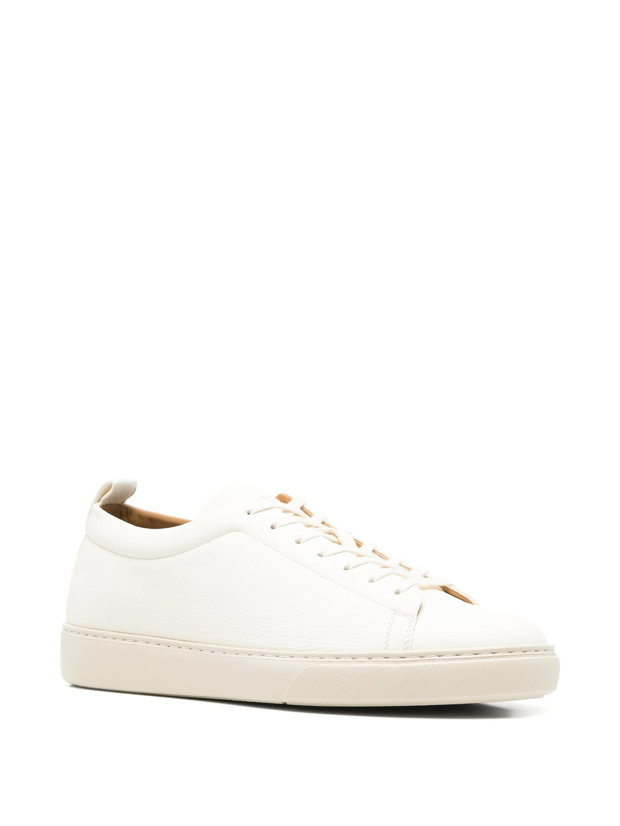 Henderson Baracco Henderson Baracco Grained-leather Sneakers, view 2