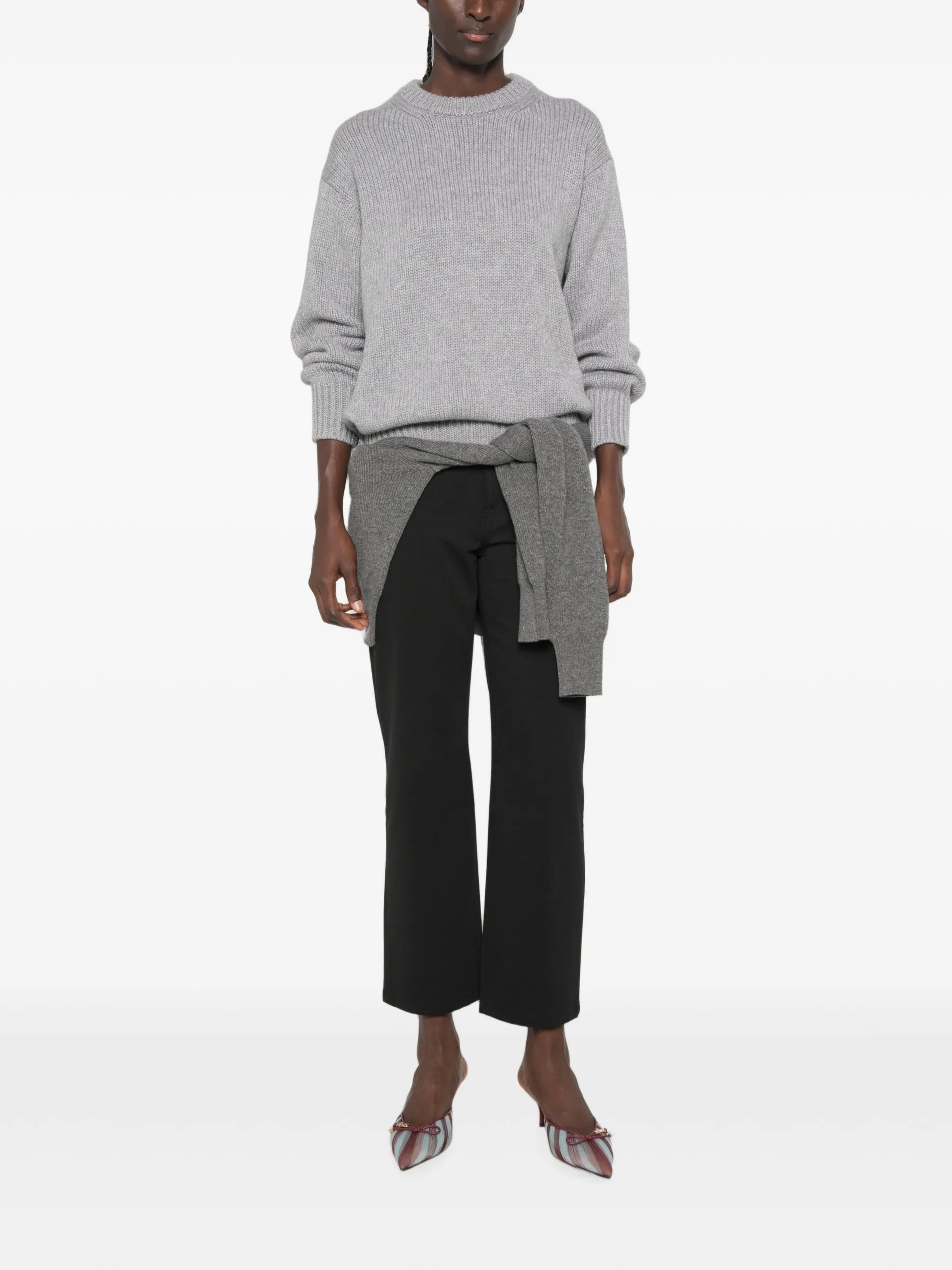 Malo Malo Ribbed-knit Crew-neck Sweater, view 2
