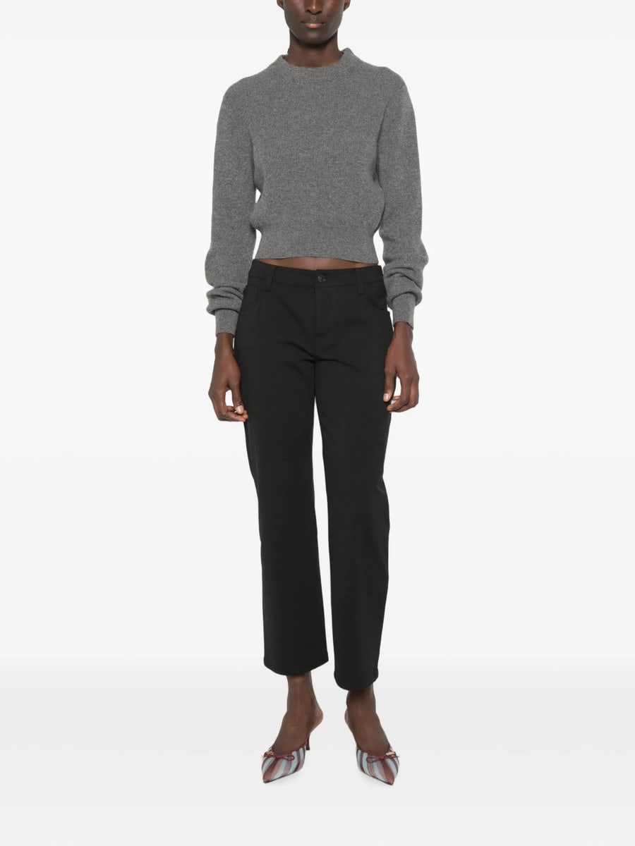 Malo Malo Ribbed-knit Cropped Sweater, view 5