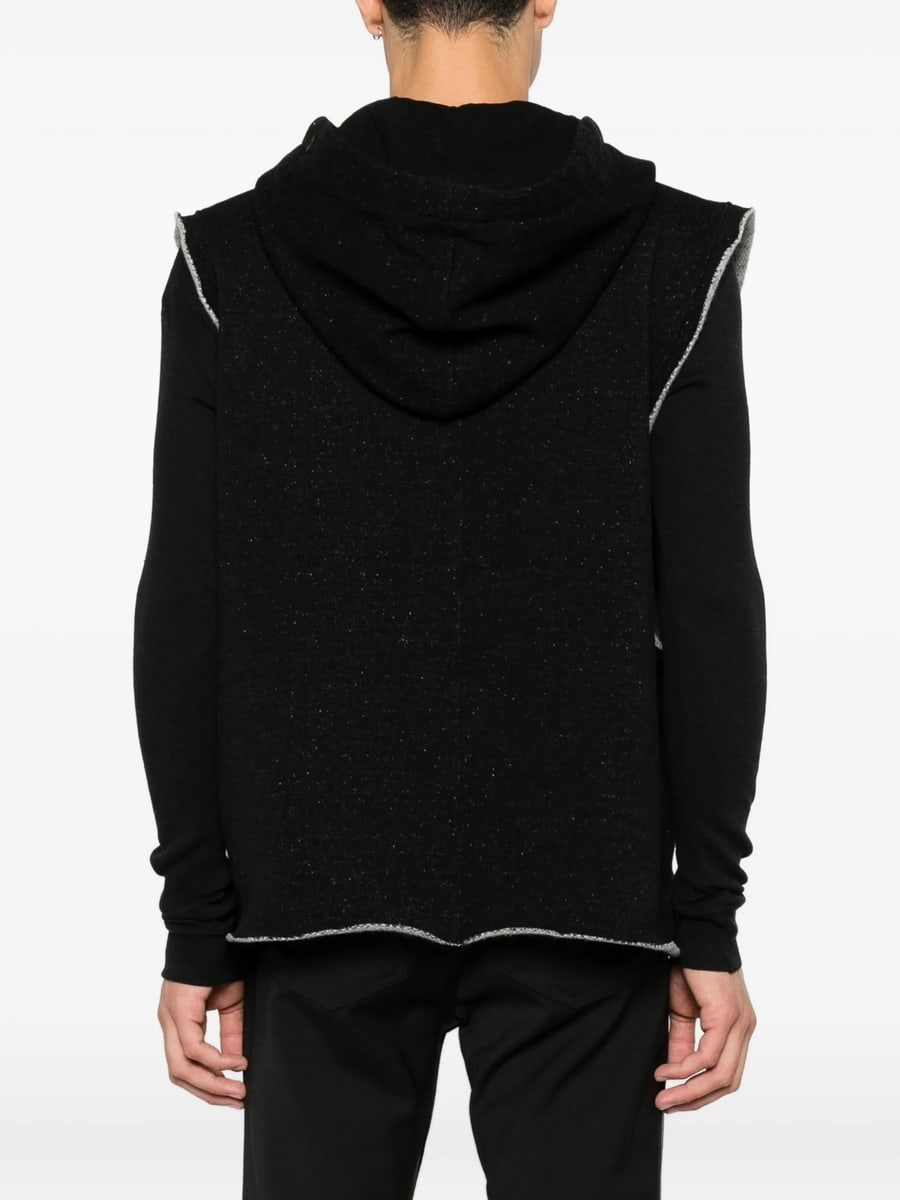 Rick Owens Rick Owens Sleeveless Drawstring-hood Hoodie, view 2