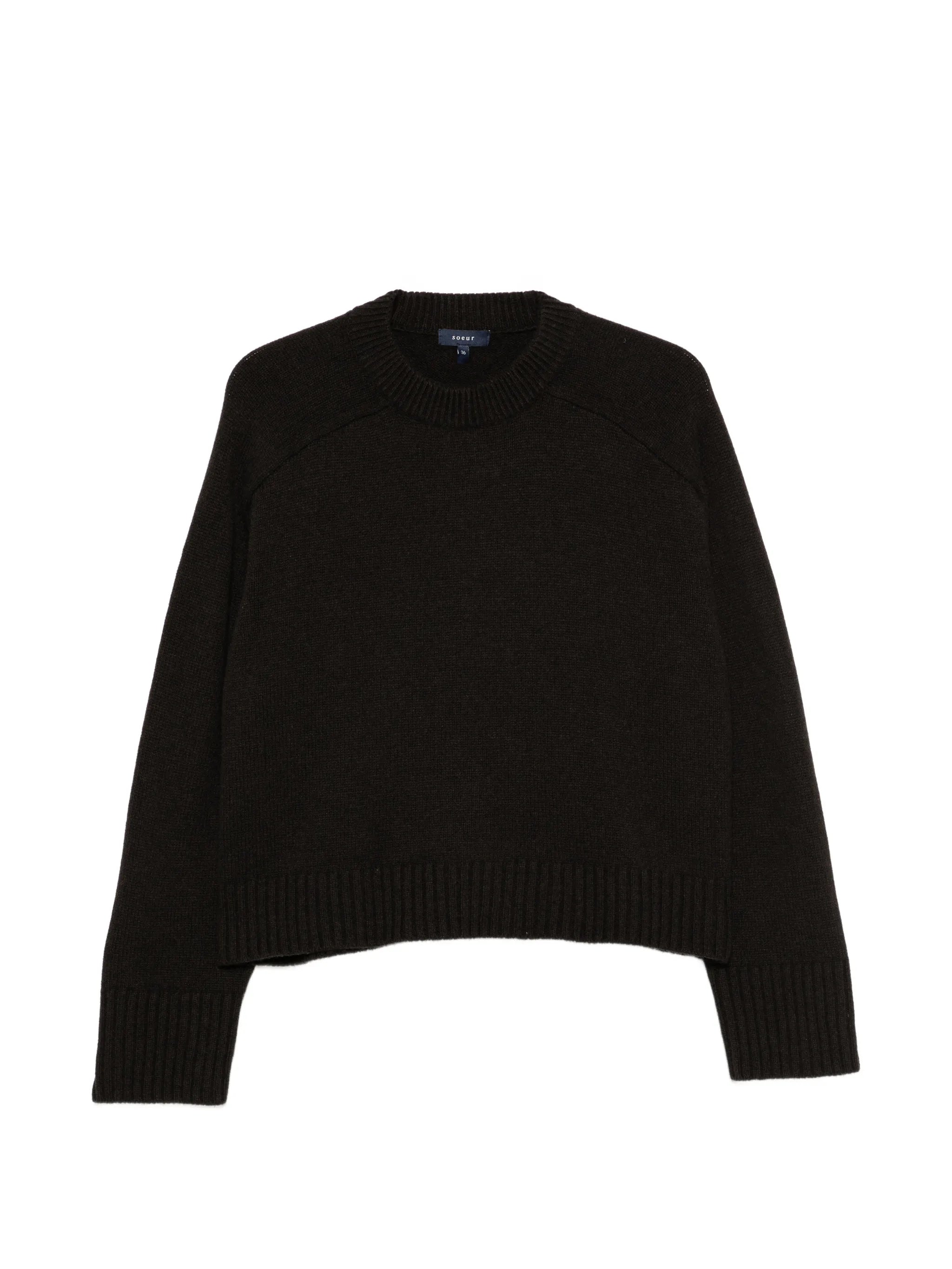 Soeur Soeur Will Raglan-sleeve Ribbed-trim Sweater