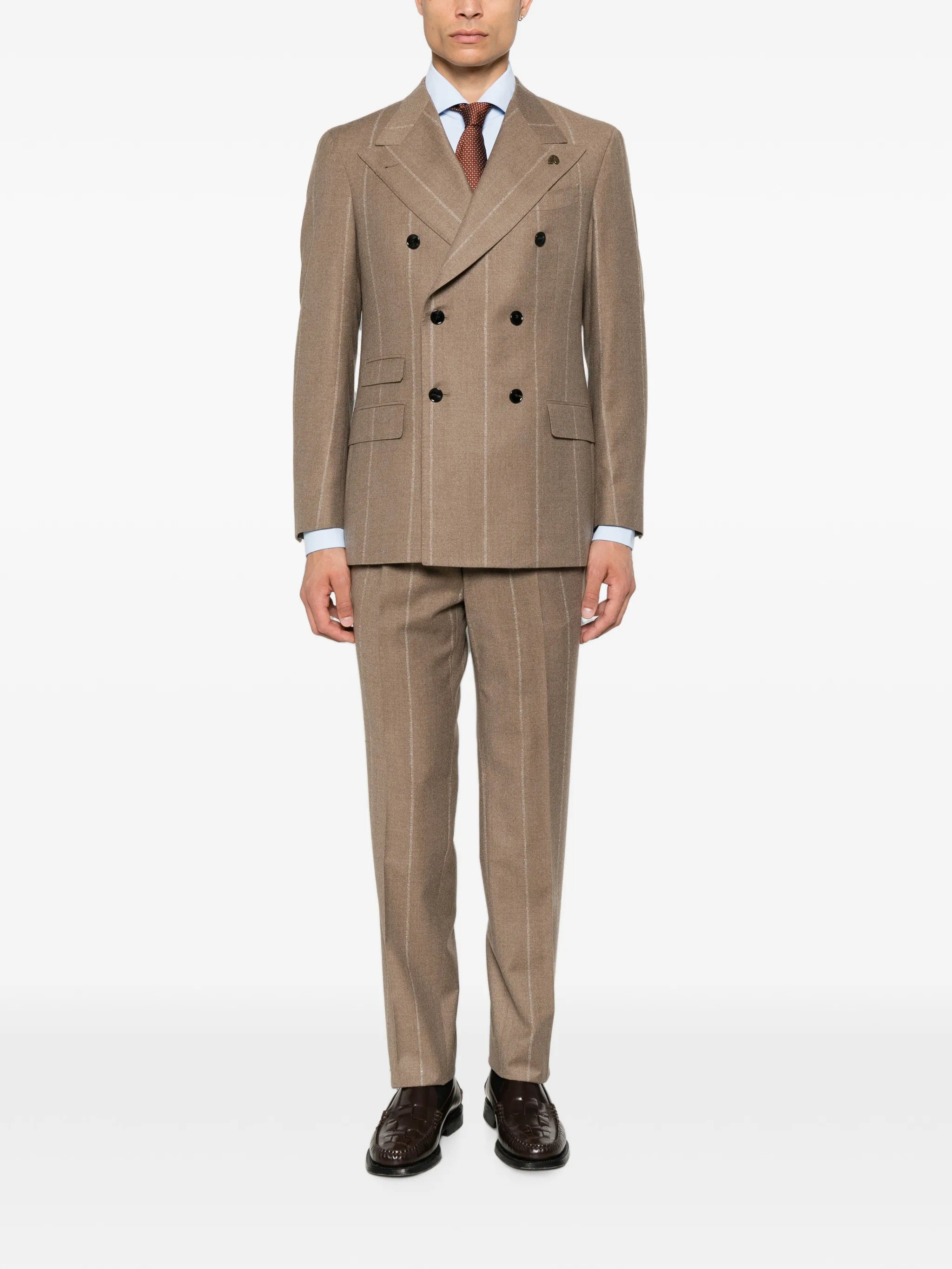 Barba Barba Spread-collar Long-sleeve Shirt, view 2