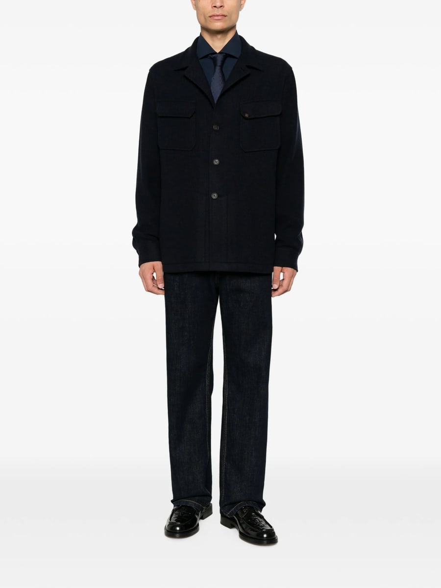 Barba Barba Long-sleeve Button-down Shirt, view 4