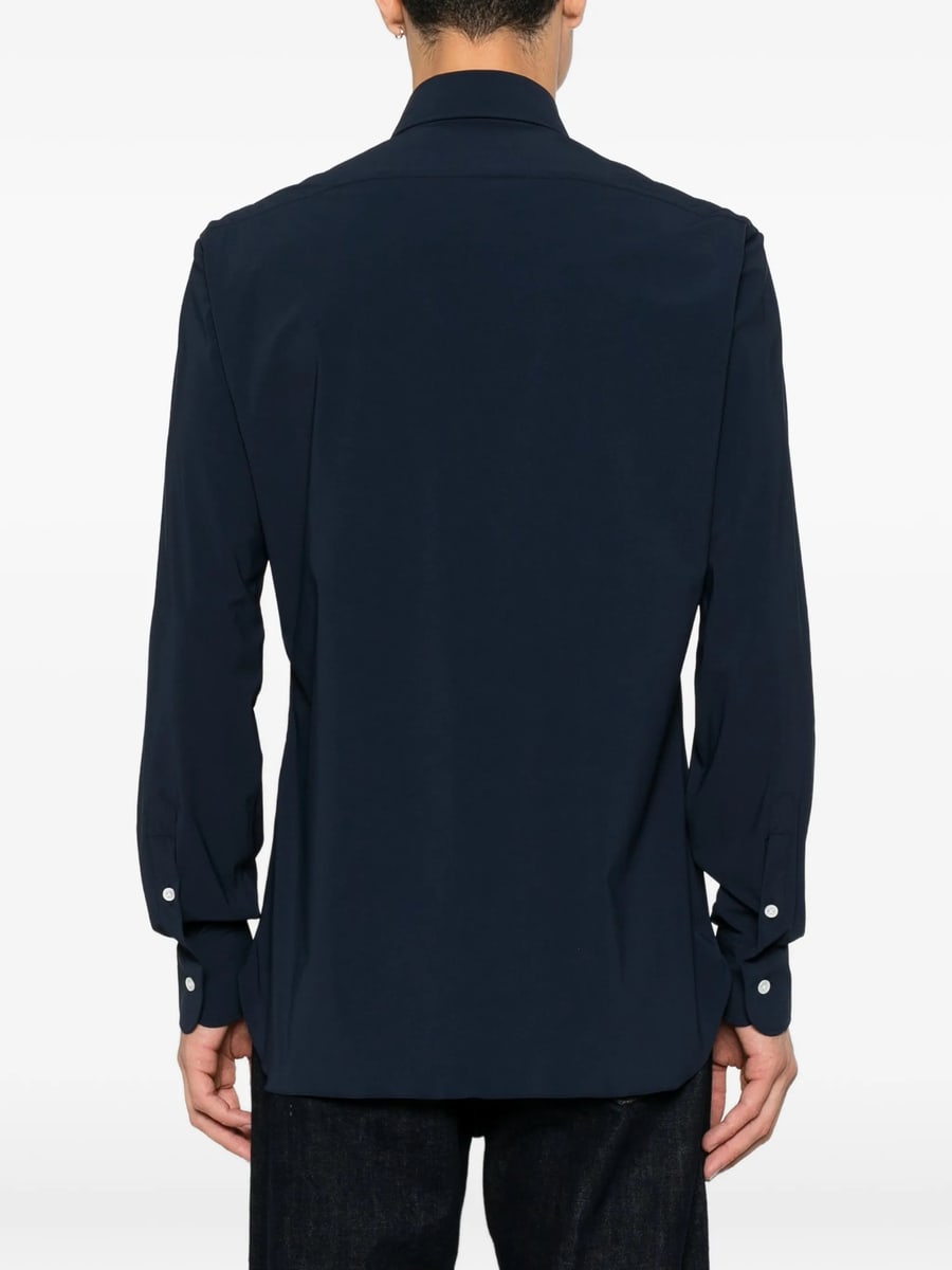 Barba Barba Long-sleeve Button-down Shirt, view 5