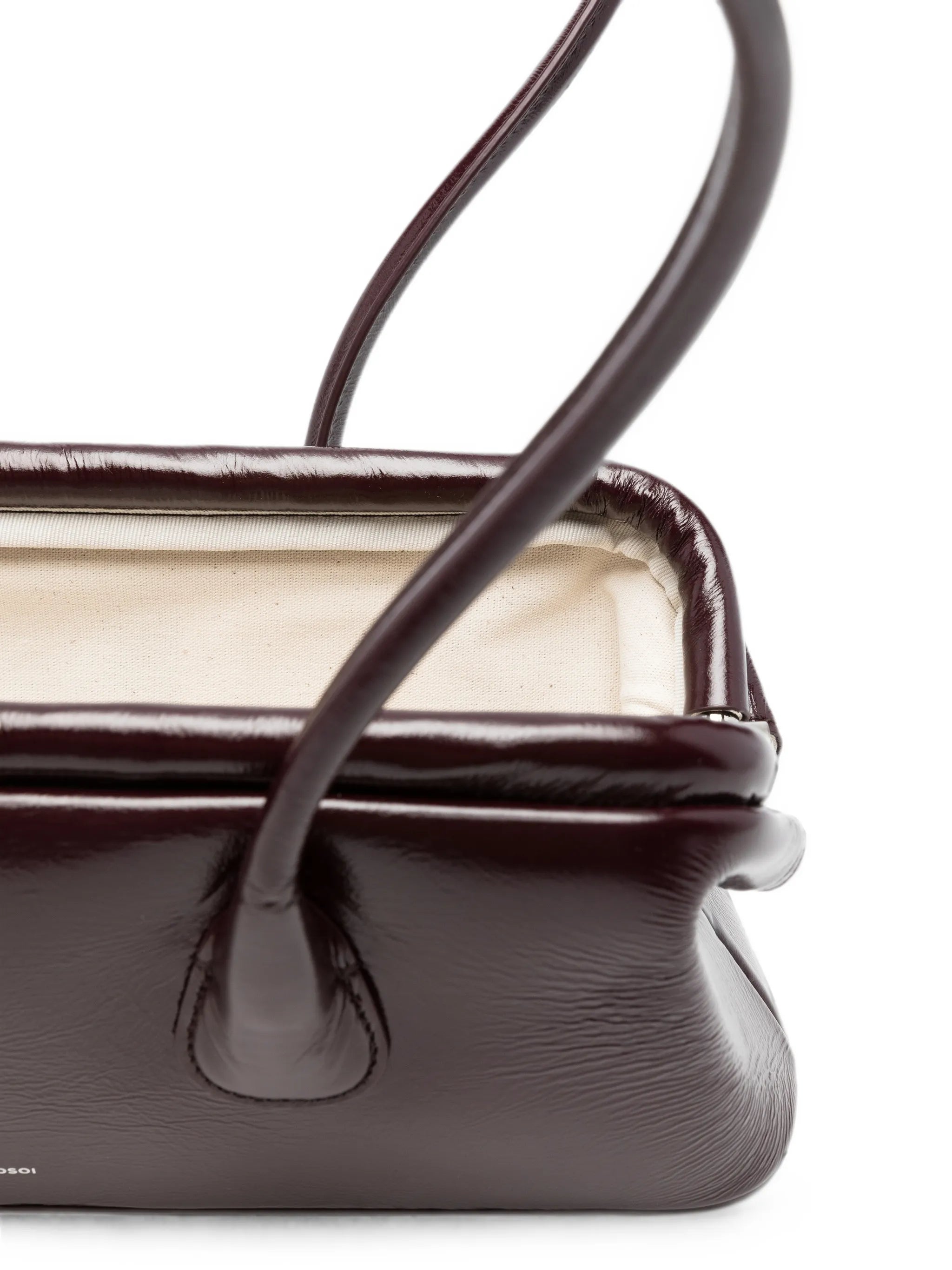 Osoi Osoi Mini Boat Wide Leather Shoulder Bag, view 2