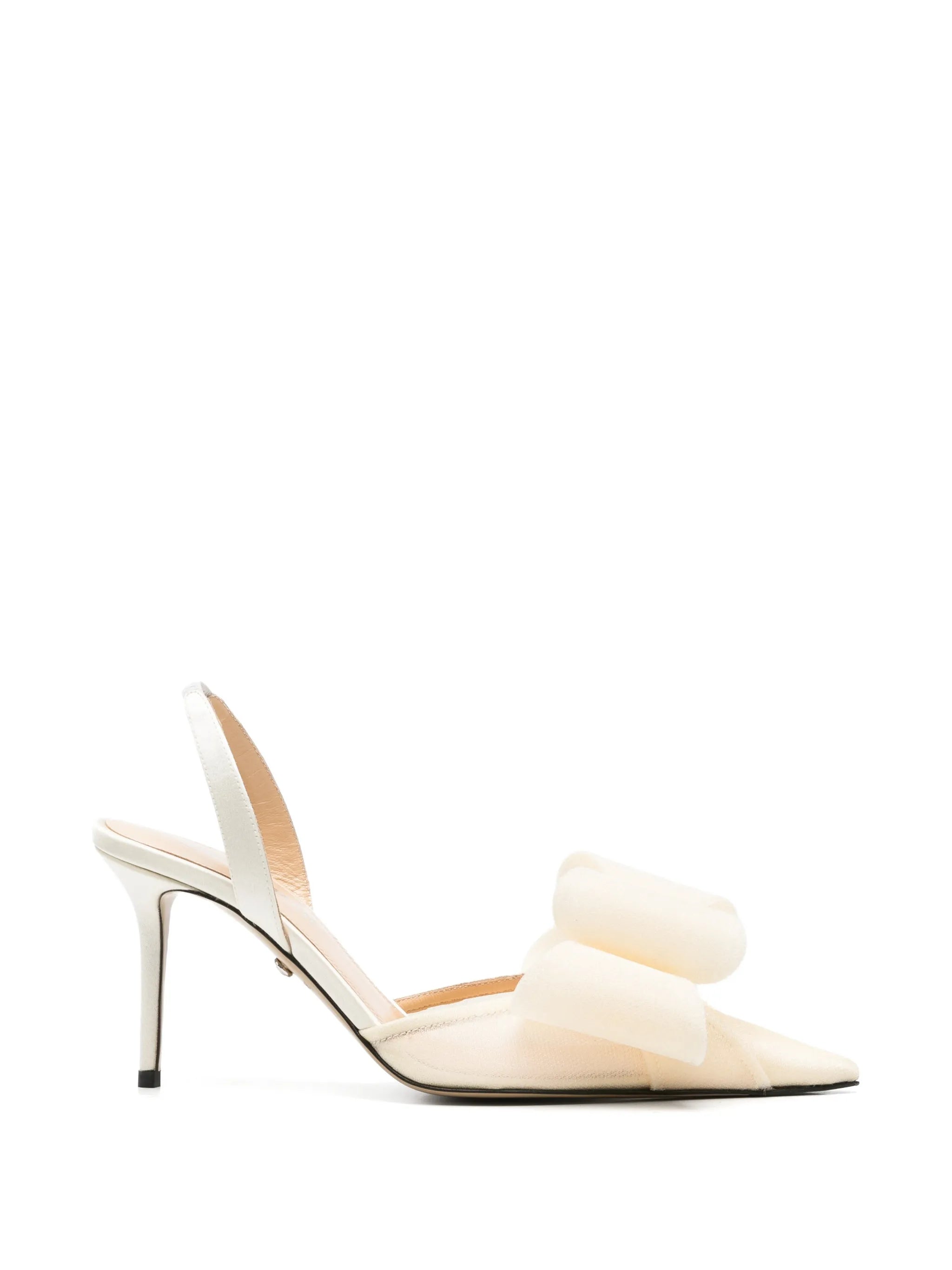 Mach & Mach Mach & Mach Bow-detail Slingback Pumps