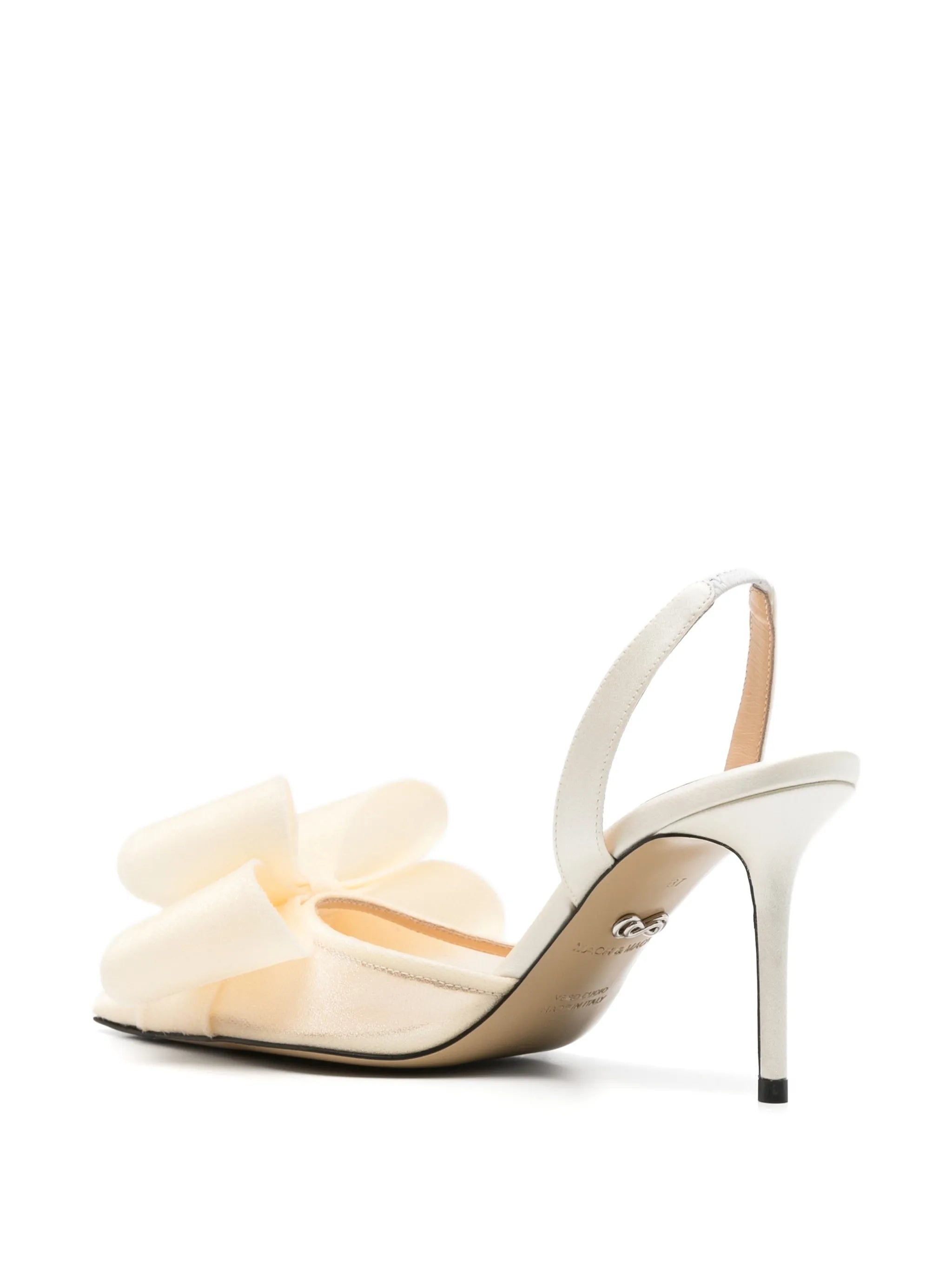 Mach & Mach Mach & Mach Bow-detail Slingback Pumps, view 2