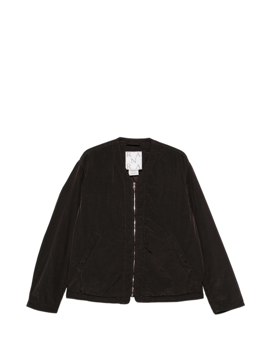 Ranra Ranra Logo-embroidered Zip-up Jacket