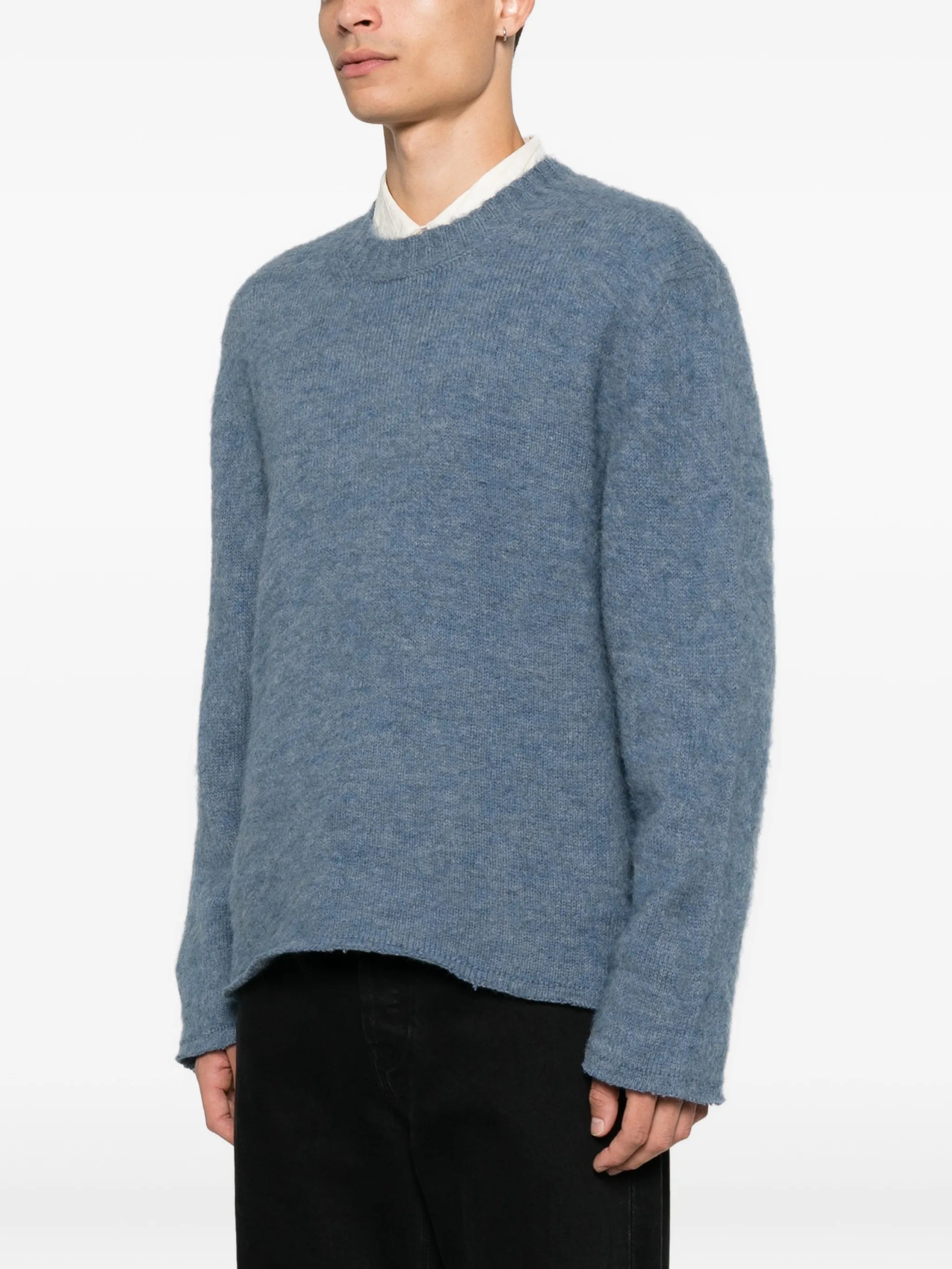 Diana Studio Diana Studio Brushed-knit Crew-neck Sweater, view 2