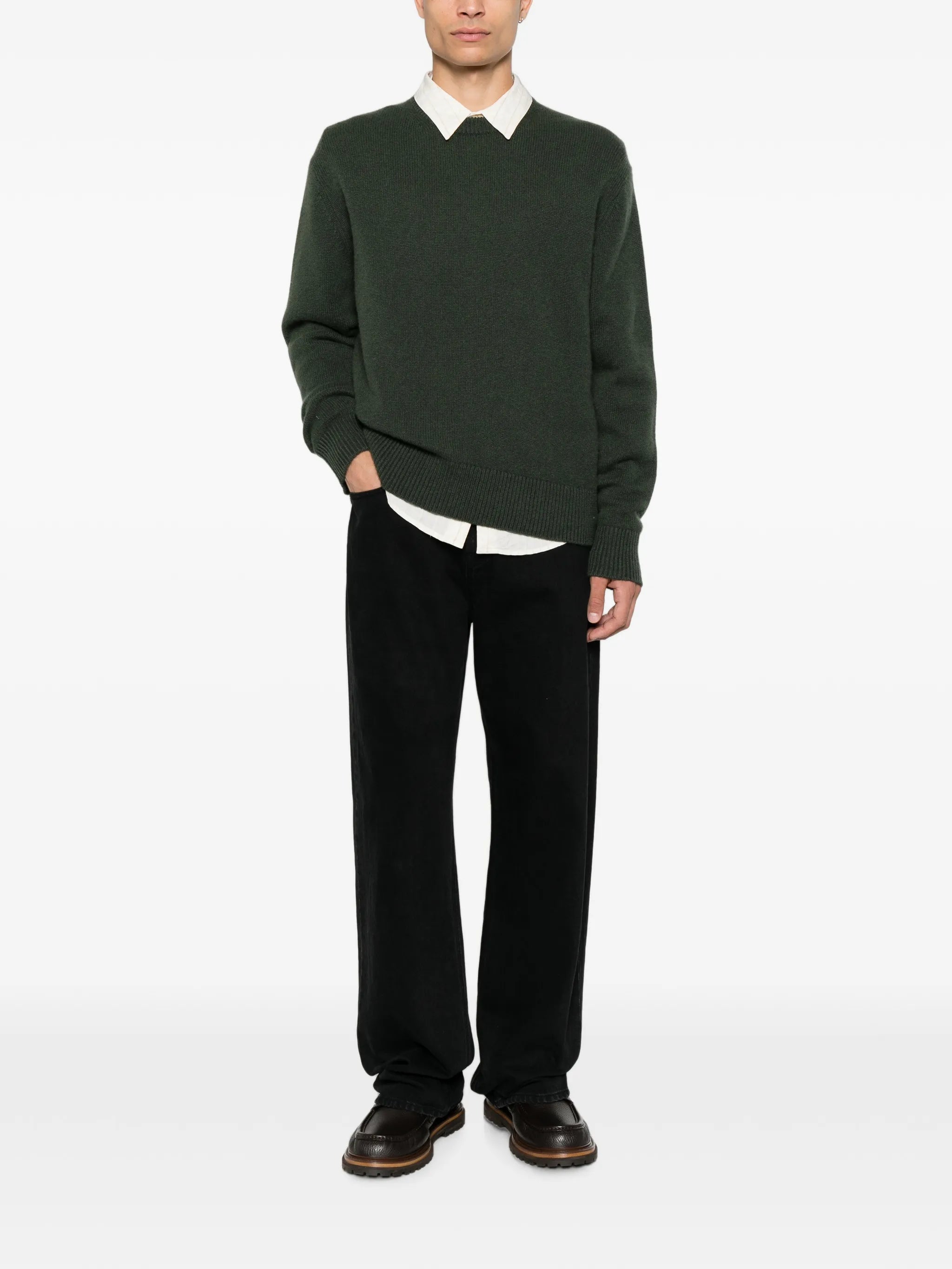Diana Studio Diana Studio Ribbed-trim Crew-neck Sweater, view 2