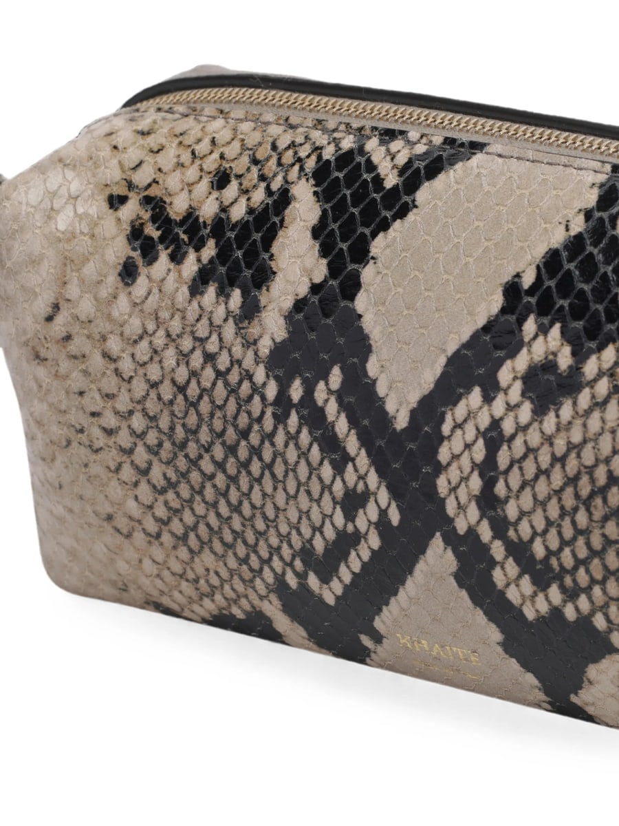 Khaite Khaite Mini Kye Python-print Mini Shoulder Bag, view 2