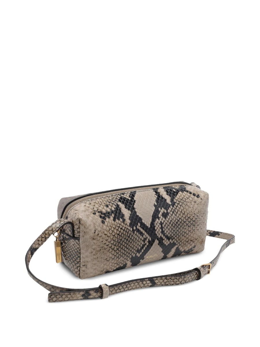 Khaite Khaite Mini Kye Python-print Mini Shoulder Bag, view 4