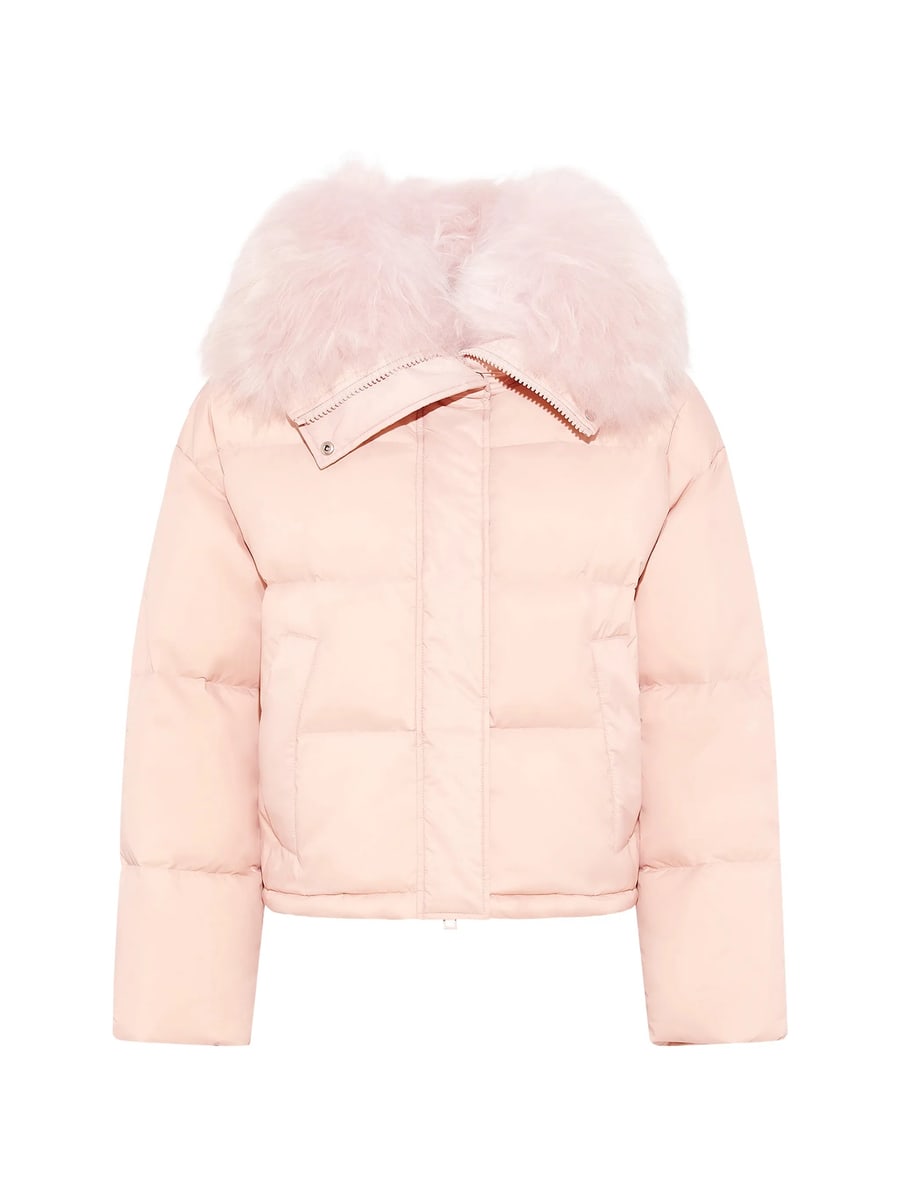 Yves Salomon Yves Salomon Shearling-trim Down Jacket