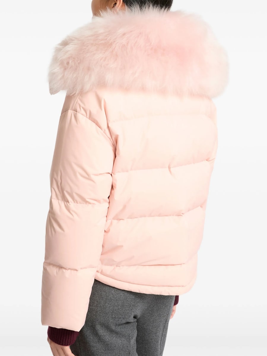 Yves Salomon Yves Salomon Shearling-trim Down Jacket, view 2