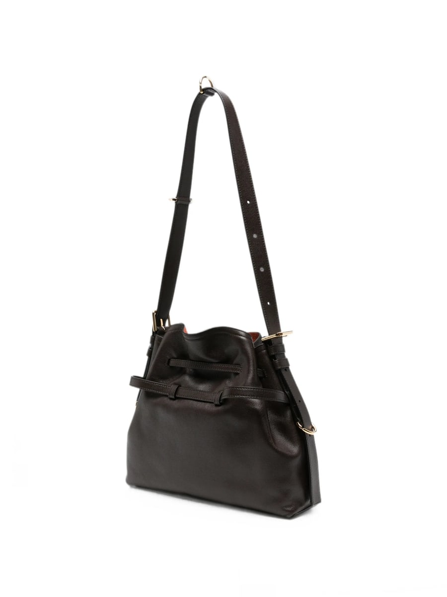Givenchy Givenchy Small Voyou Leather Bucket Bag, view 2