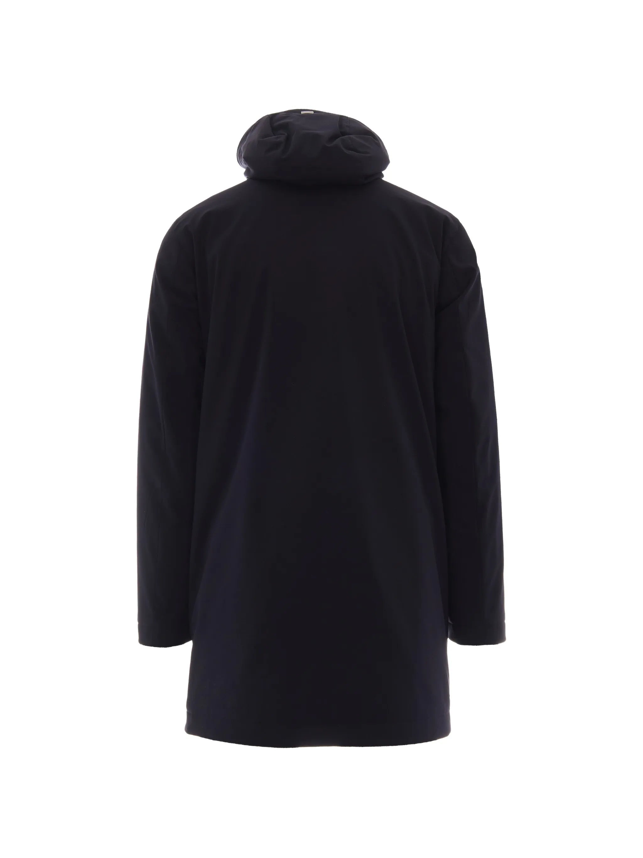 Herno Herno Hooded Concealed-fastening Coat, view 2